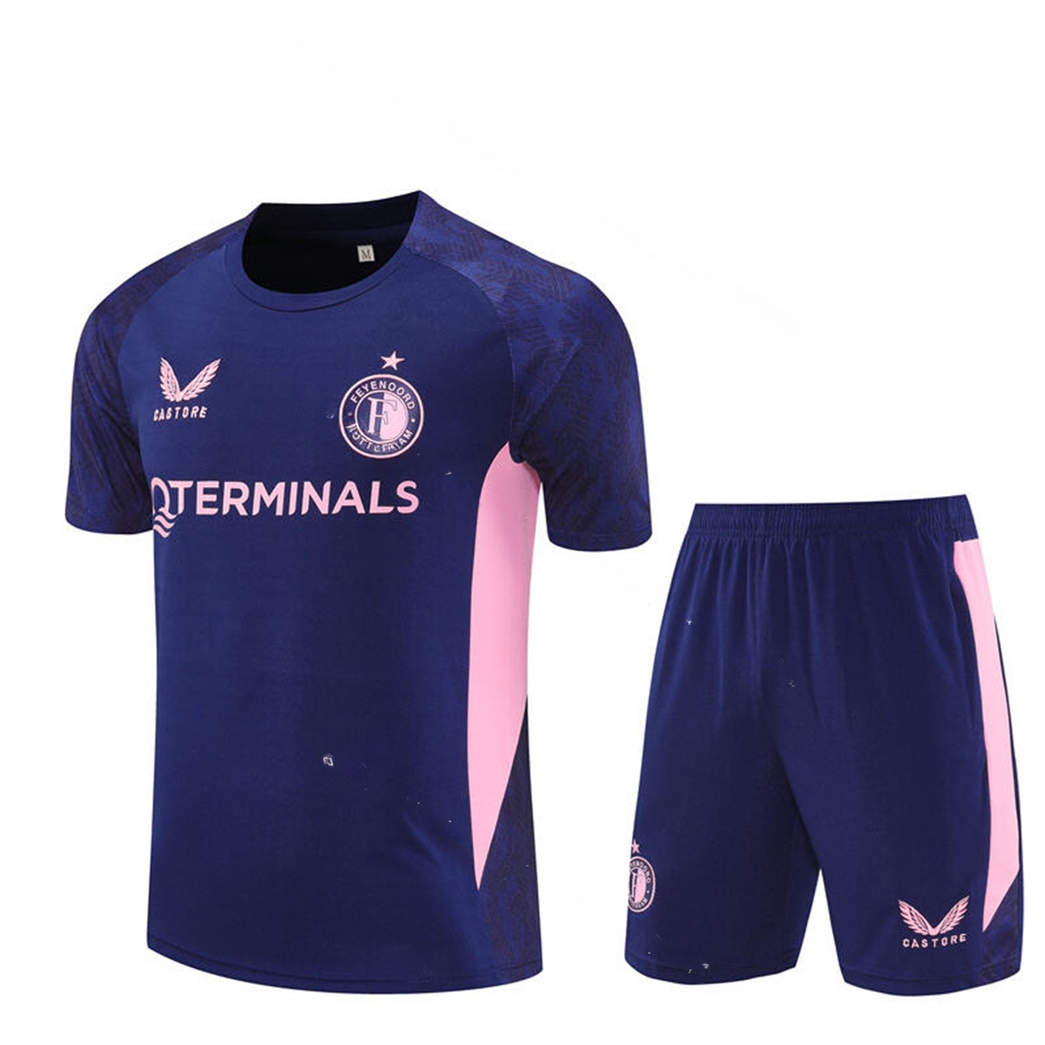 Feyenoord 25-26 Short-Sleeve Training Set - Royal Blue Top & Royal Blue Shorts - ManixJersey