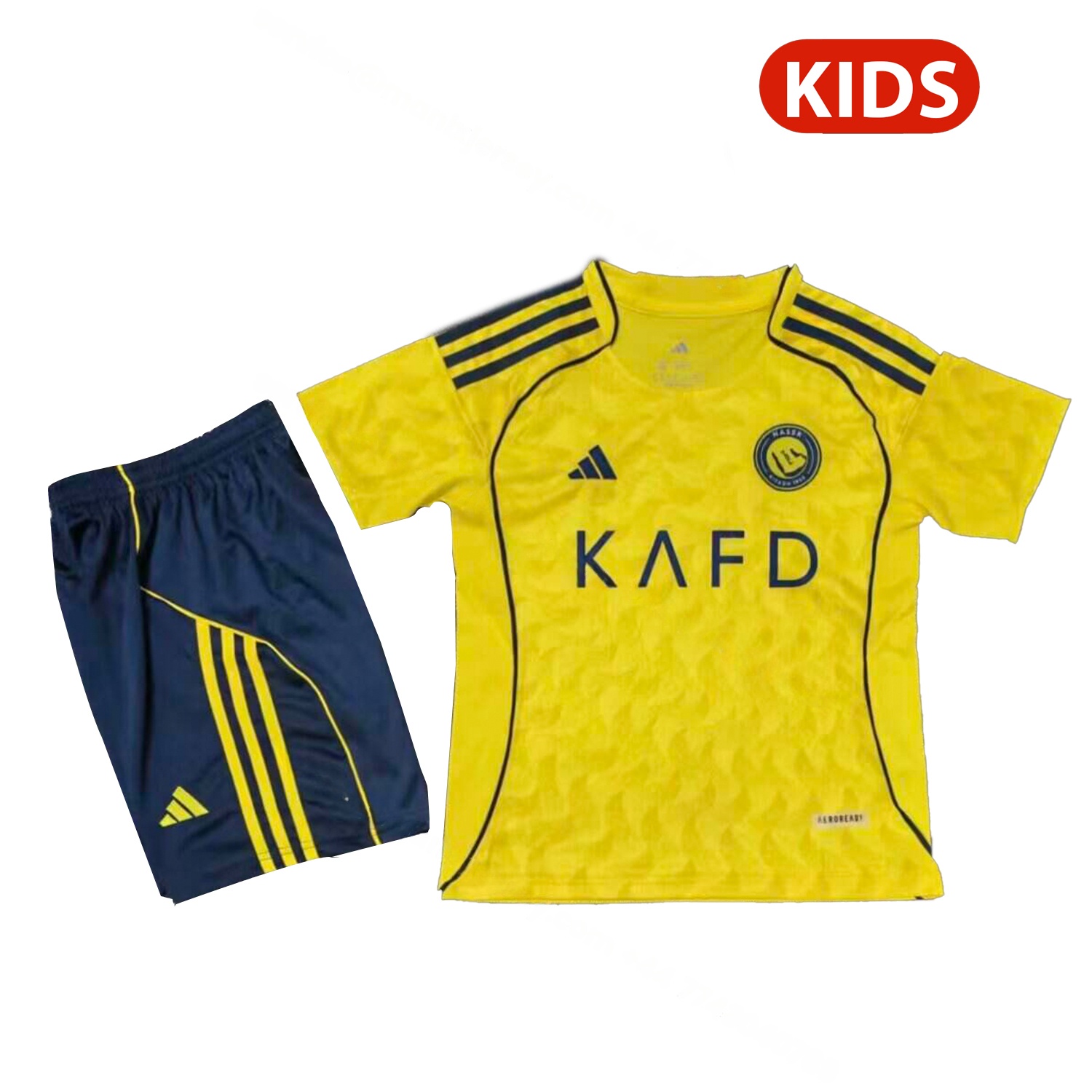 Al Nassr Riyadh Victory 25-26 Home Kids Kit - ManixJersey
