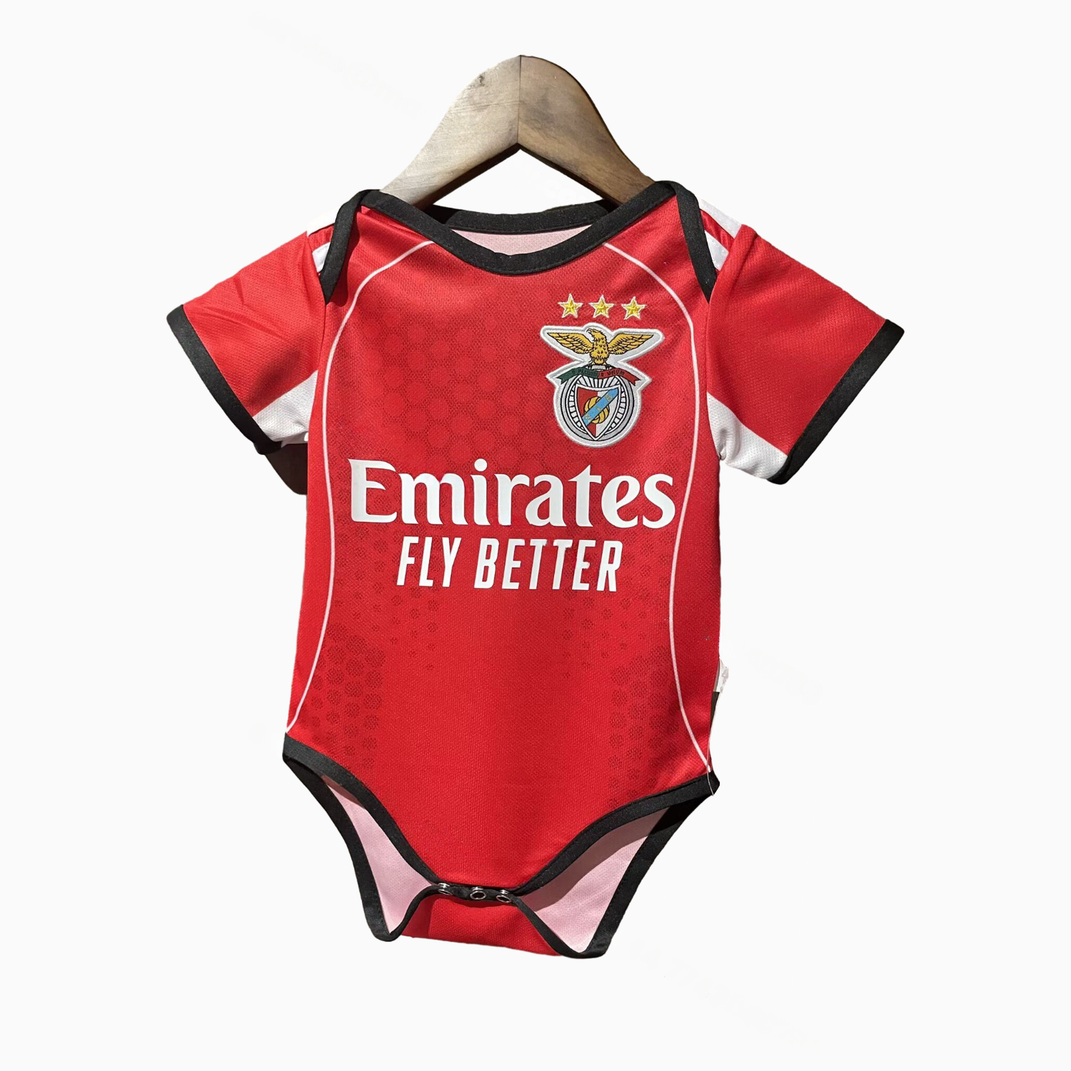 Benfica 25-26 Home Baby Crawling Suit - ManixJersey