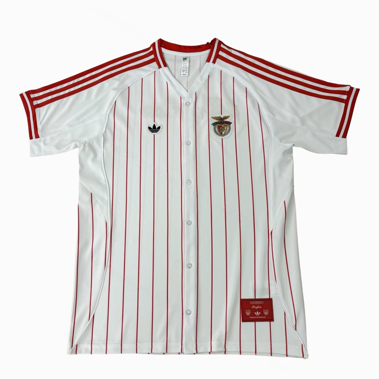 Benfica 25-26 White Baseball Jersey - ManixJersey