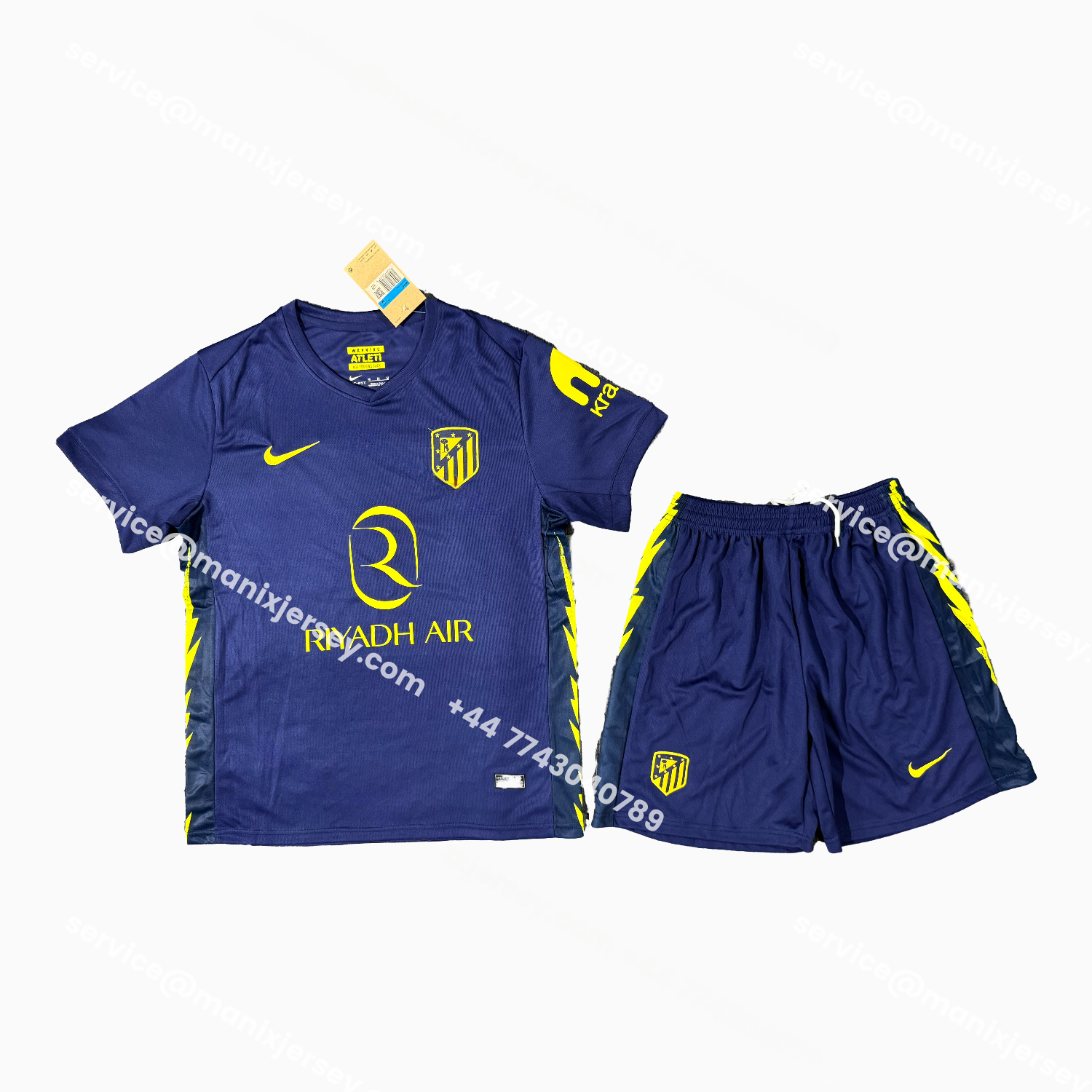 Atletico Madrid 25-26 Away Men's Adult Jersey Set - Fans Version - ManixJersey