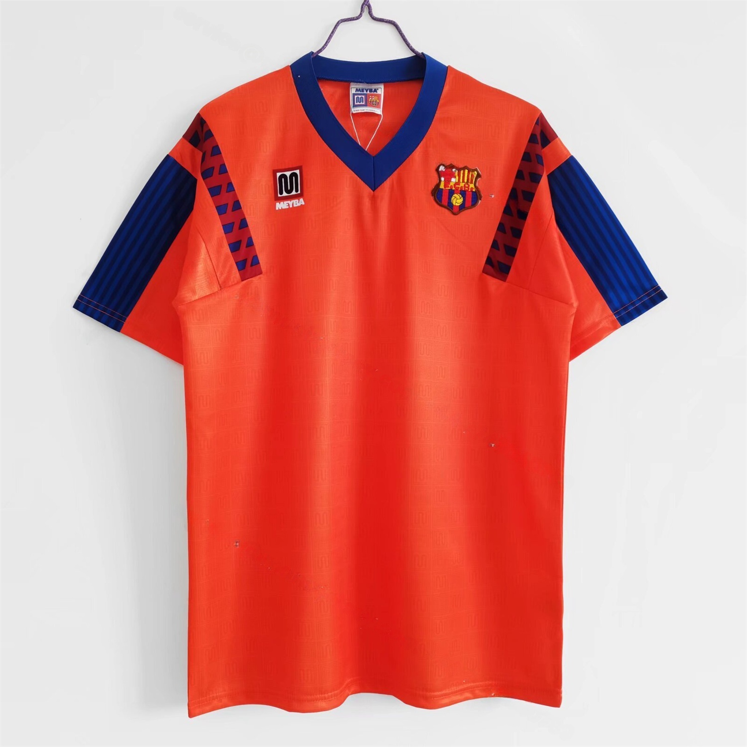 Retro Barcelona 1991-92 Away Orange Jersey - ManixJersey