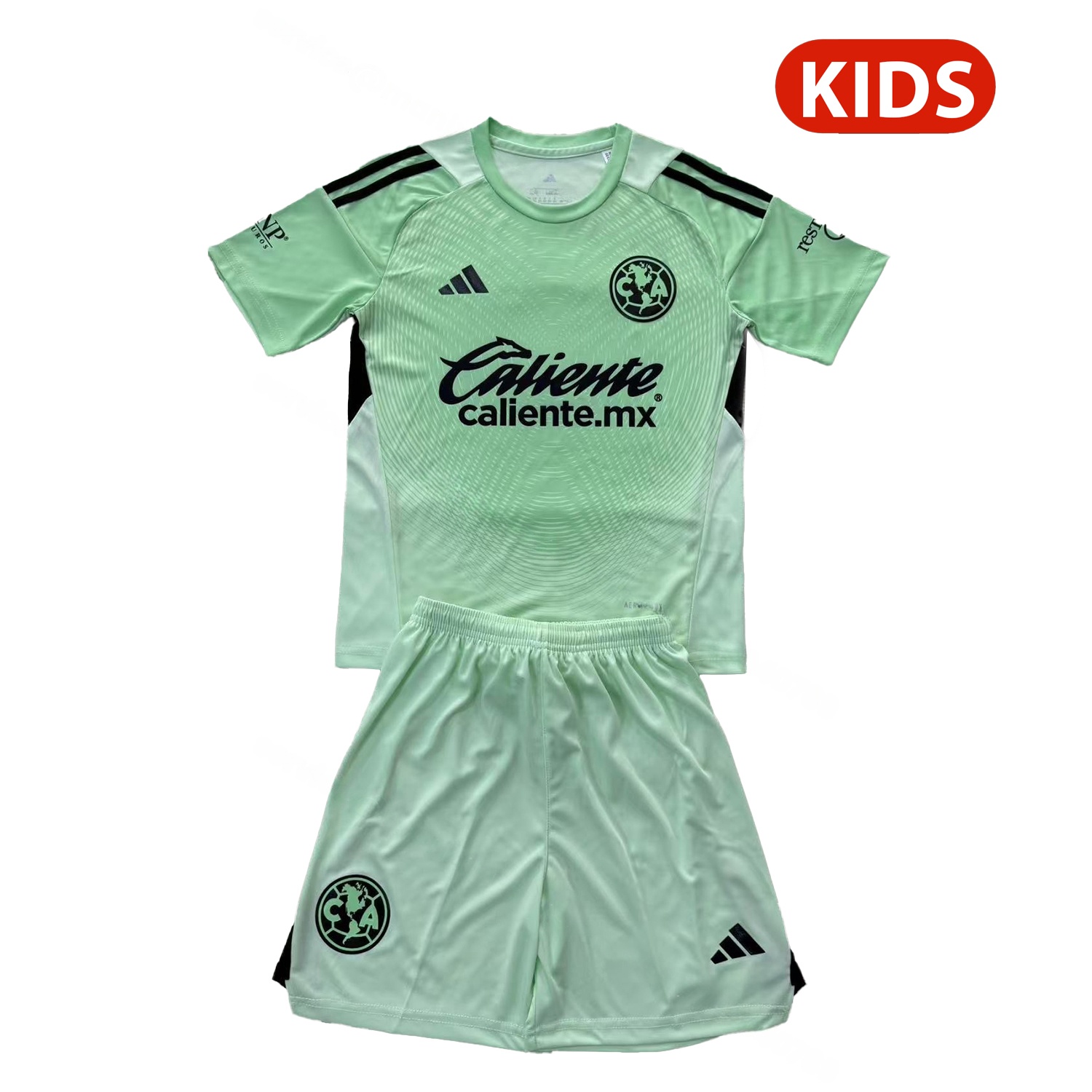 Club América 25-26 Green Goalkeeper Kids Kit - ManixJersey