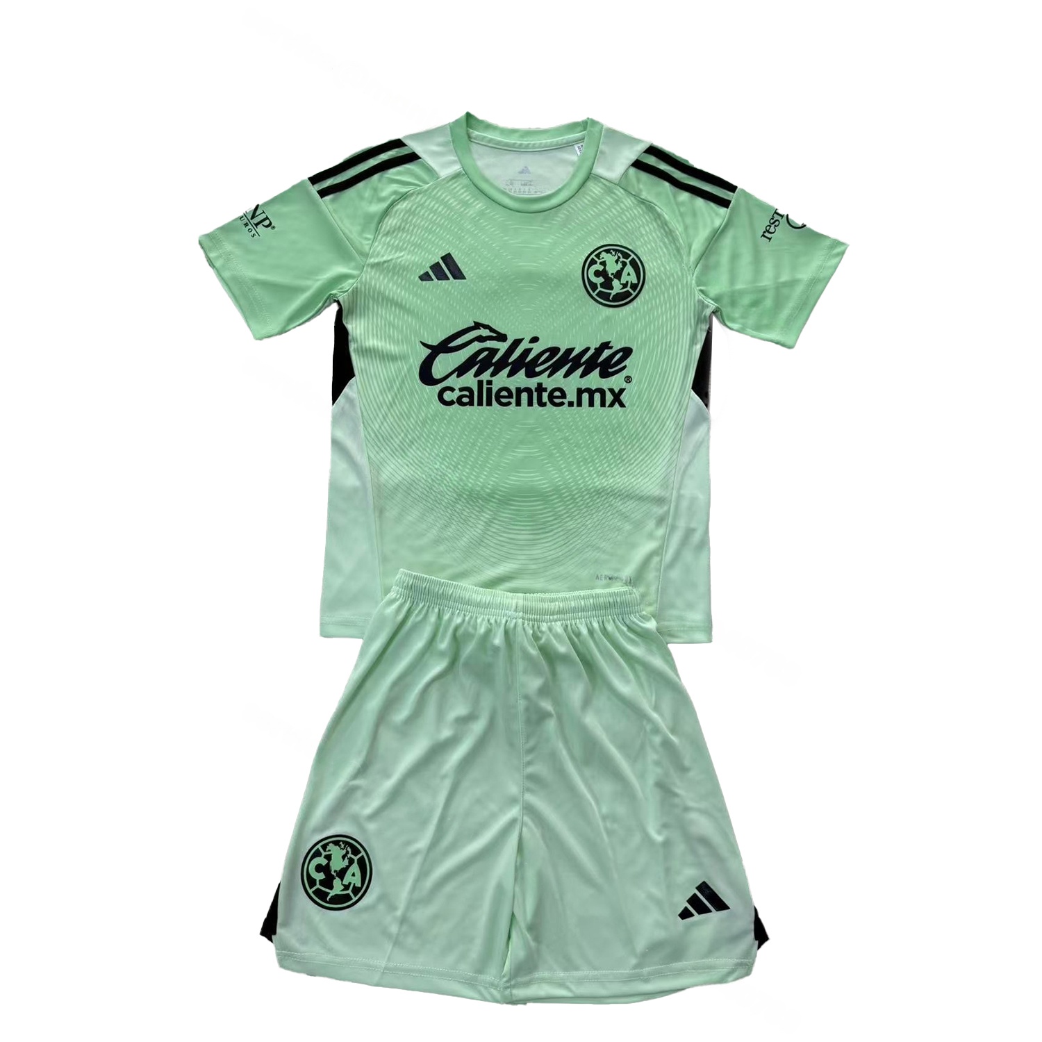 Club América 25-26 Green Goalkeeper Men's Adult Jersey Set - Fans Version - ManixJersey