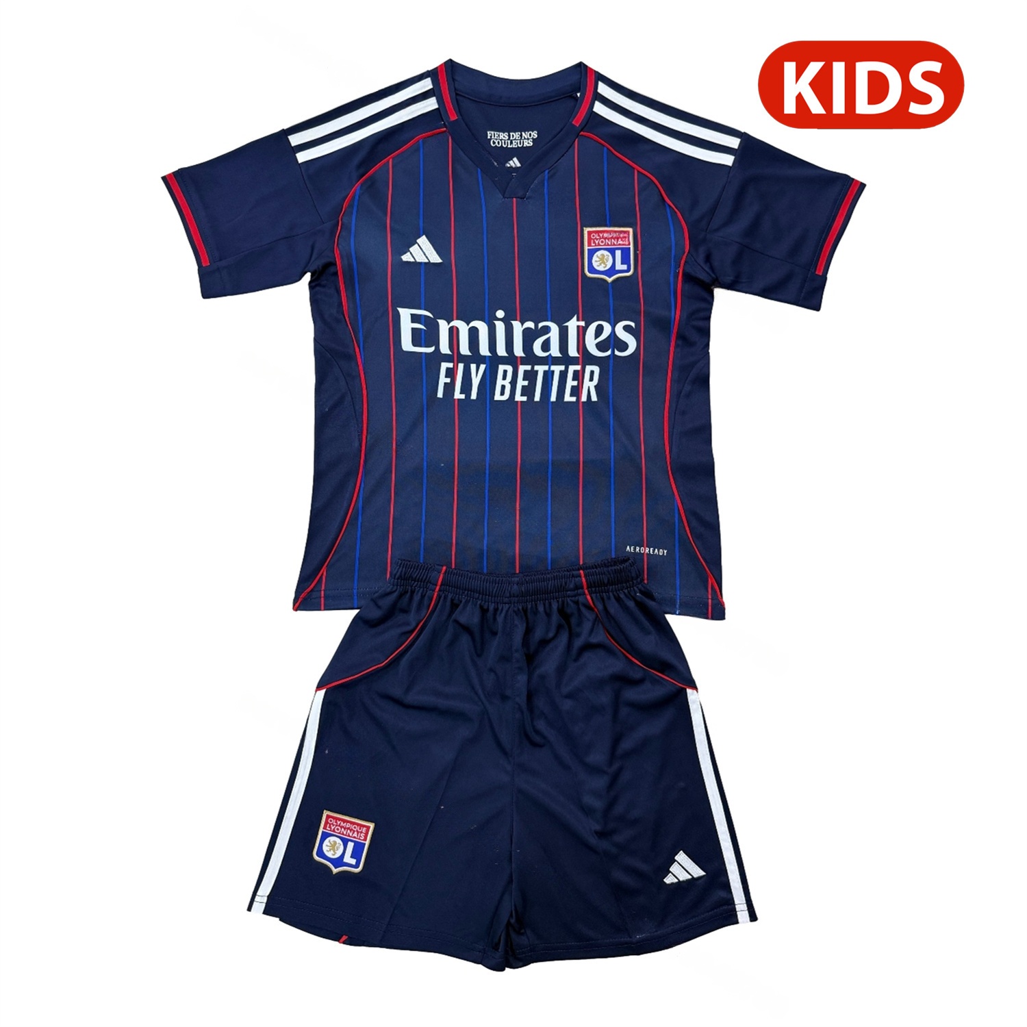 Lyon 25-26 Away Kids Kit - ManixJersey