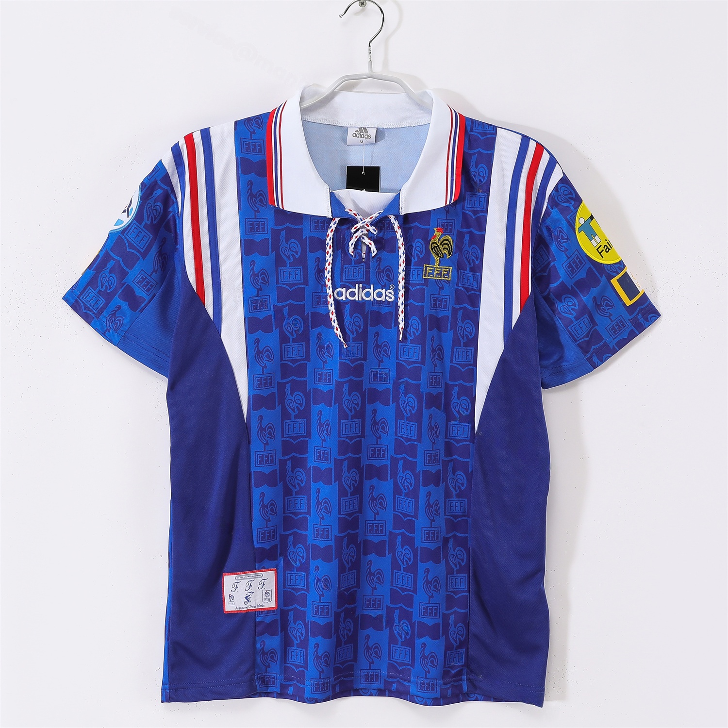 Retro France 1996 Home Jersey - ManixJersey