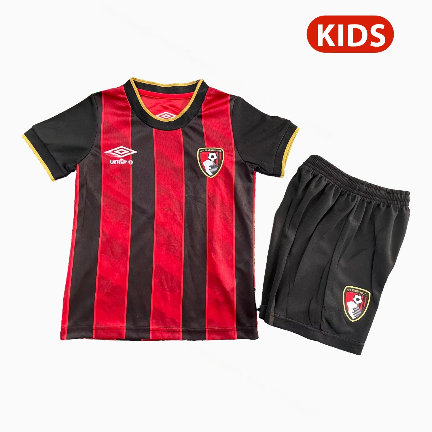 Bournemouth 25-26 Home Kids Kit - ManixJersey