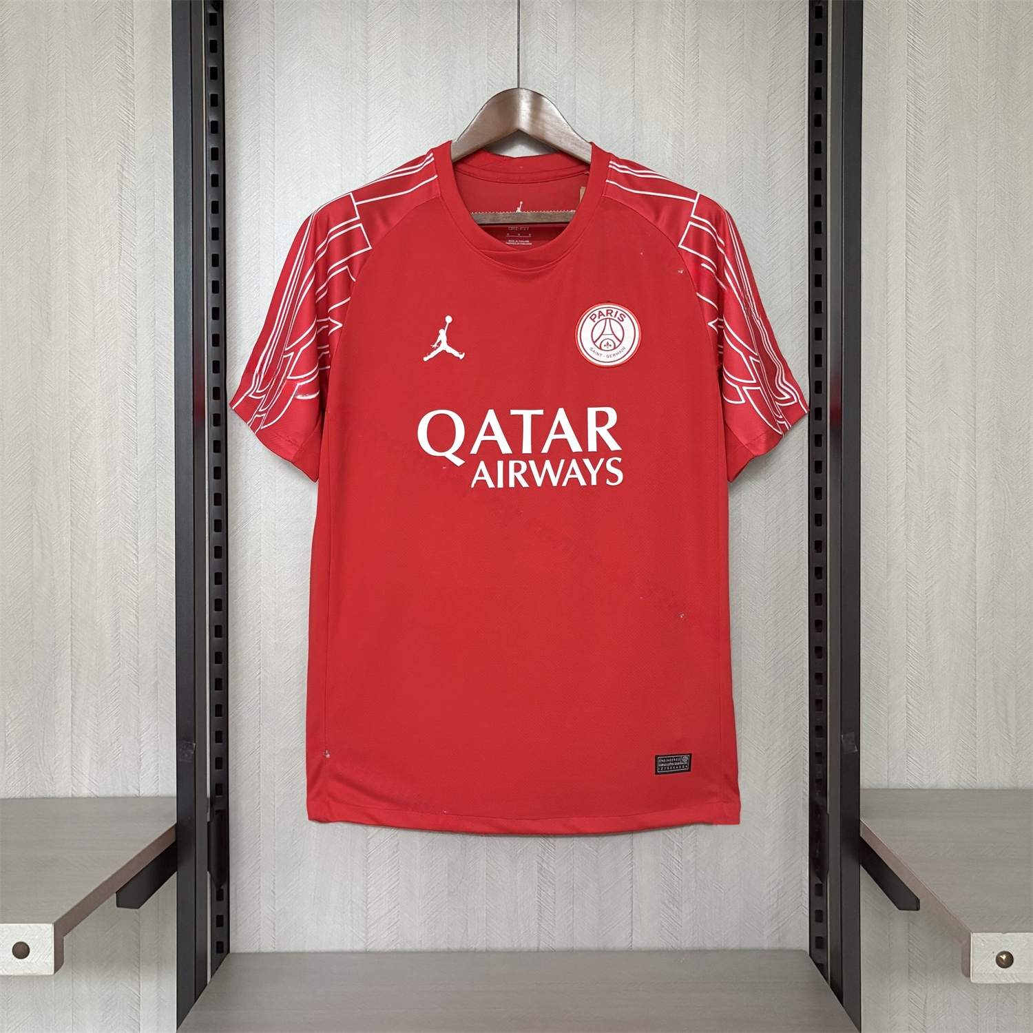 Paris Saint-Germain PSG 25-26 Red Training Jersey - Fans Version - ManixJersey