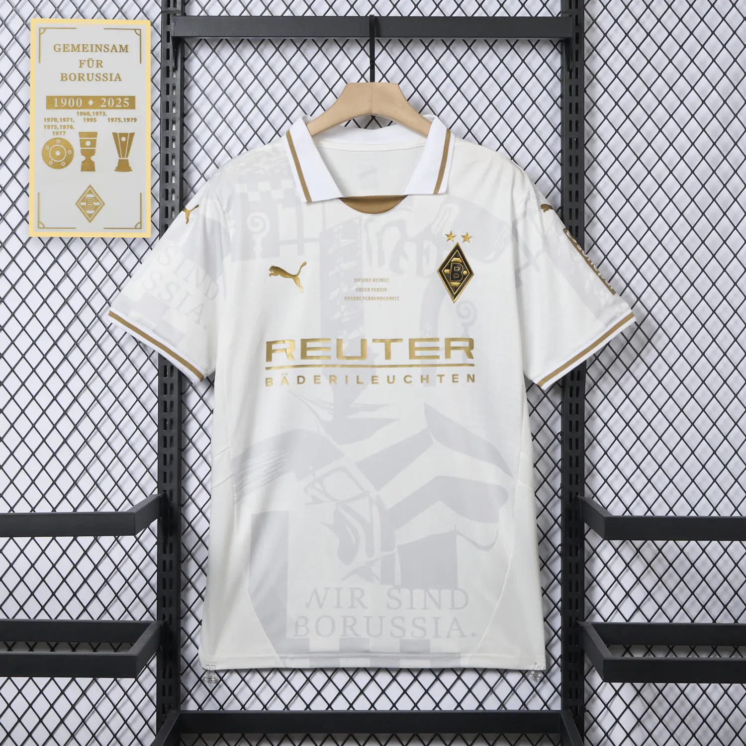 Borussia Mönchengladbach 25-26 125-Year Anniversary Jersey - Fans Version - ManixJersey