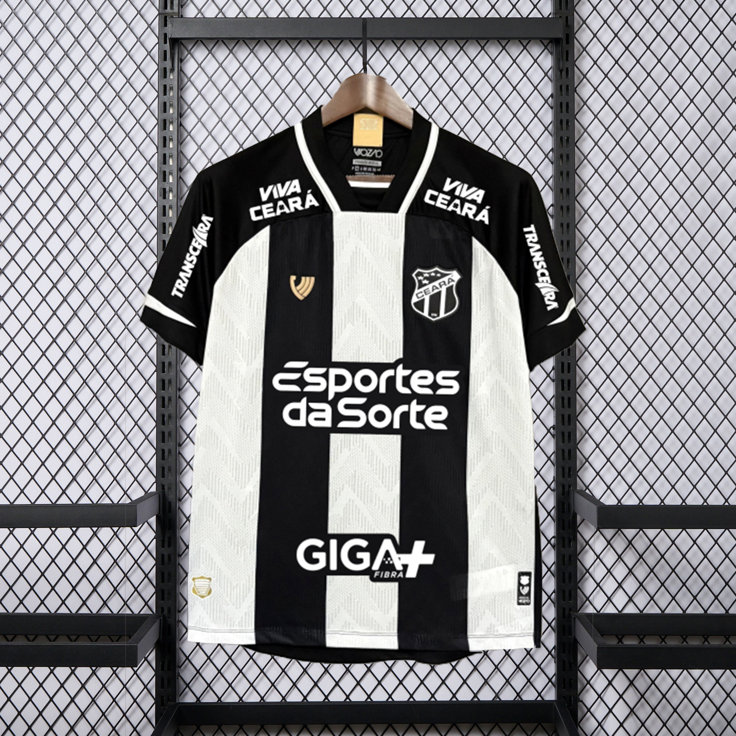 Ceará 25-26 Home Jersey With Sponsors - Fans Version - ManixJersey
