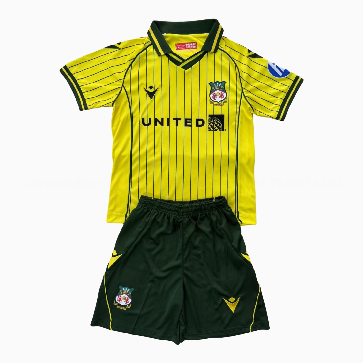 Wrexham 25-26 Away Men's Adult Jersey Set - Fans Version - ManixJersey