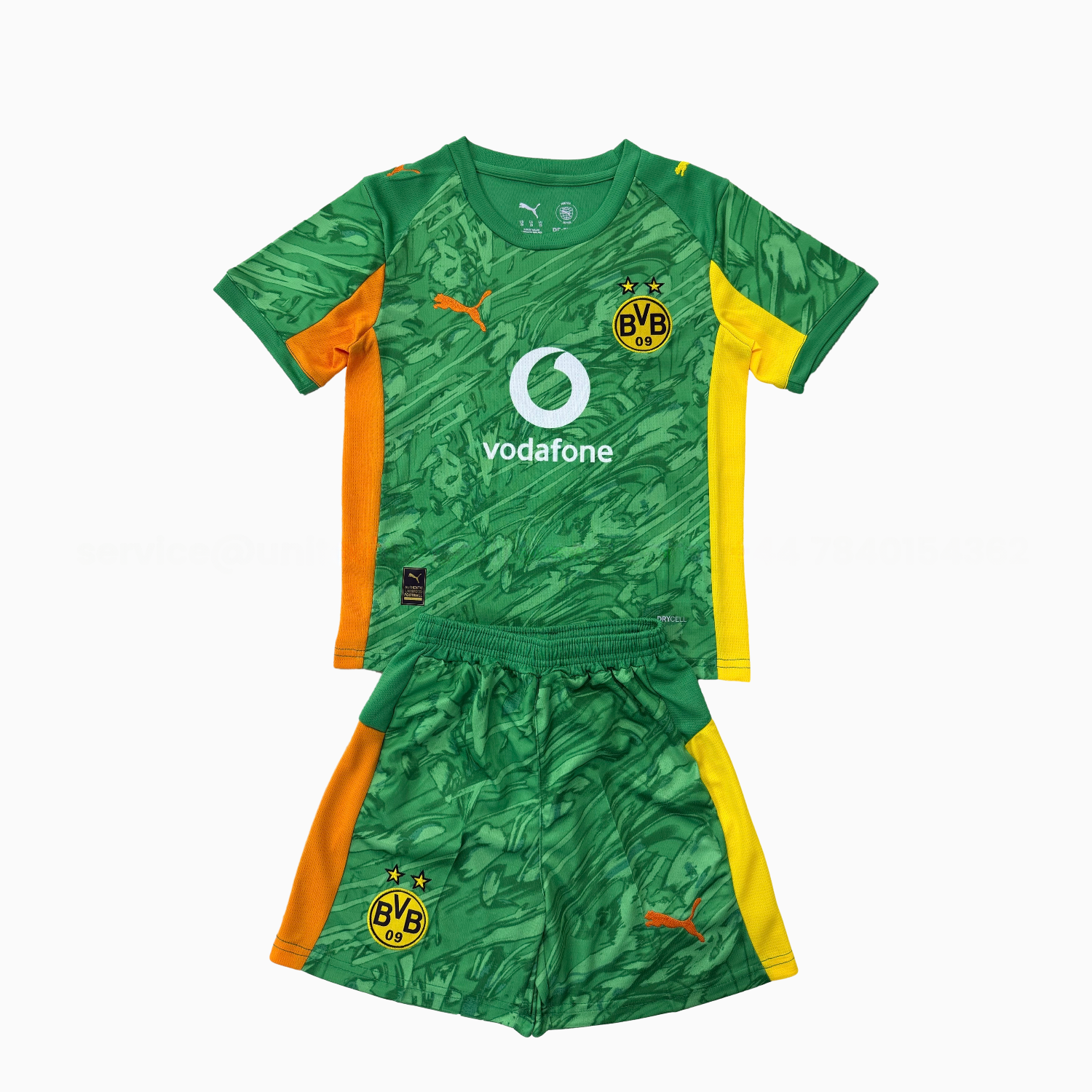 Dortmund 25-26 Green Goalkeeper Men's Adult Jersey Set - Fans Version - ManixJersey