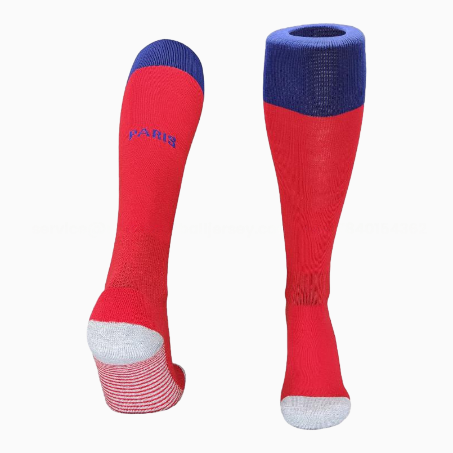 Paris Saint-Germain PSG 25-26 Third Socks - Red - ManixJersey