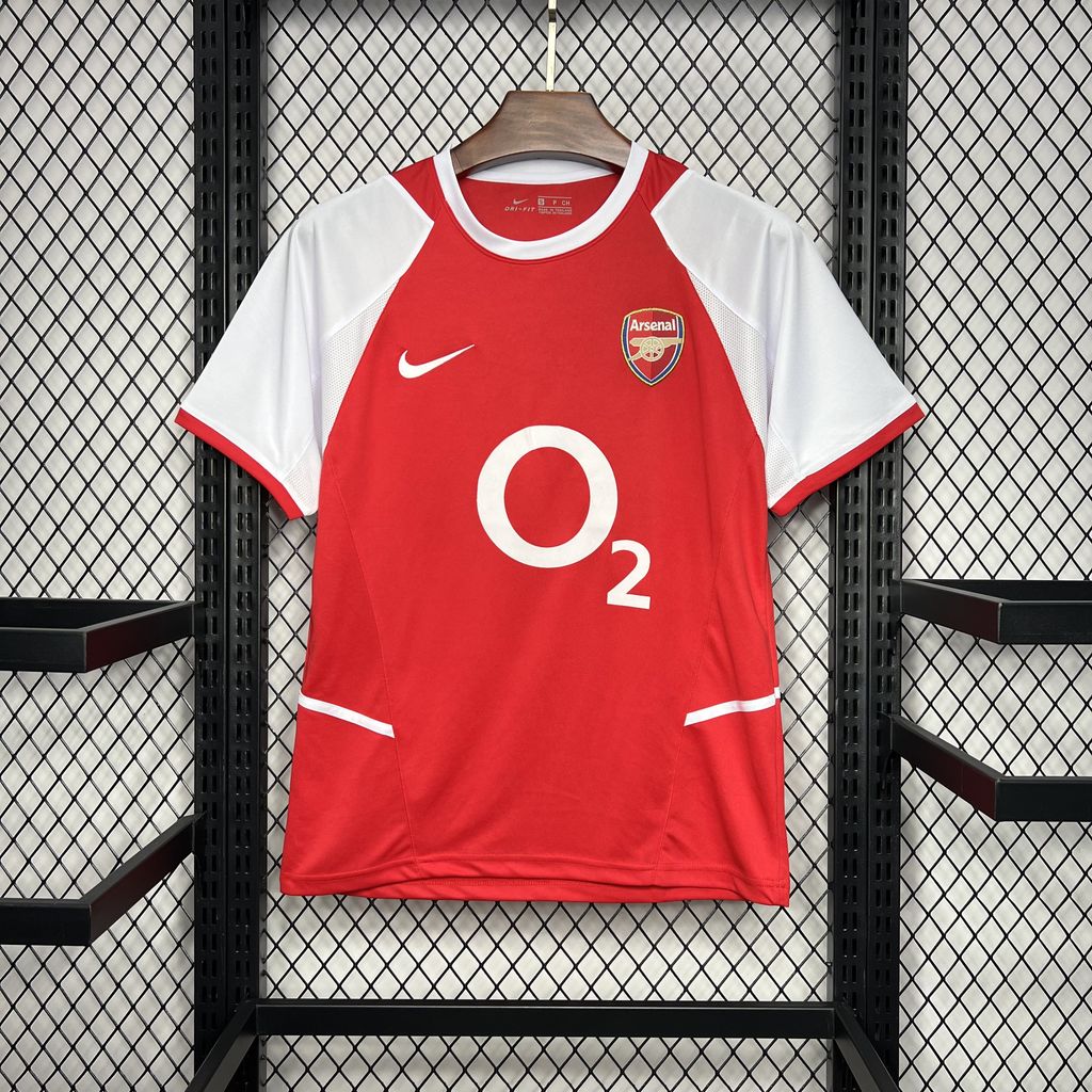 Retro Arsenal 02-04 Home Stadium Jersey - ManixJersey