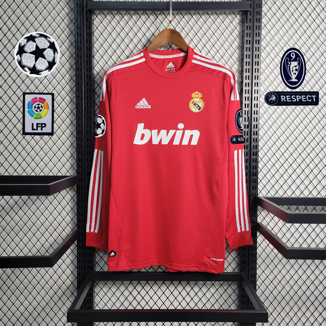 Retro Real Madrid 11-12 Third Away Long Sleeve Jersey - ManixJersey