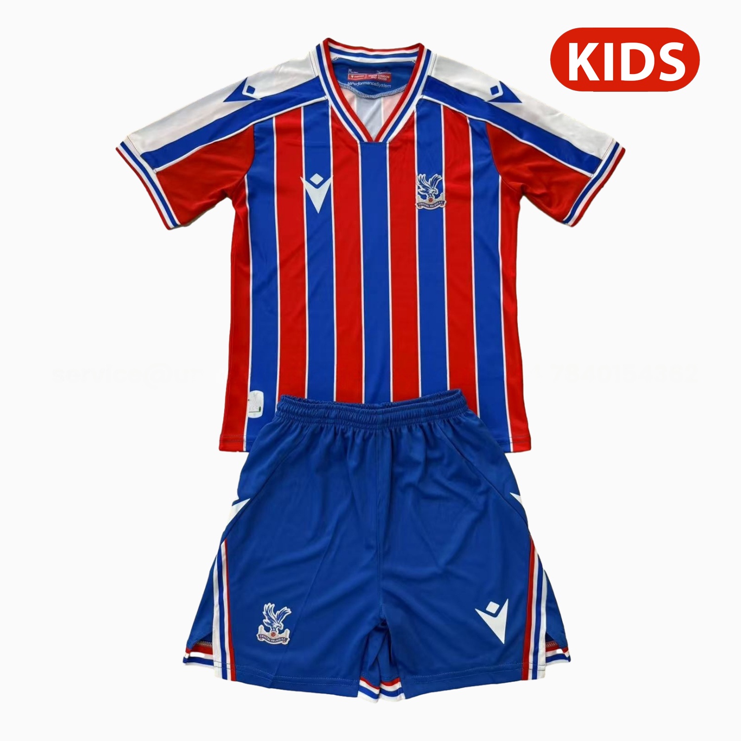 Crystal Palace 25-26 Home Kids Kit - ManixJersey