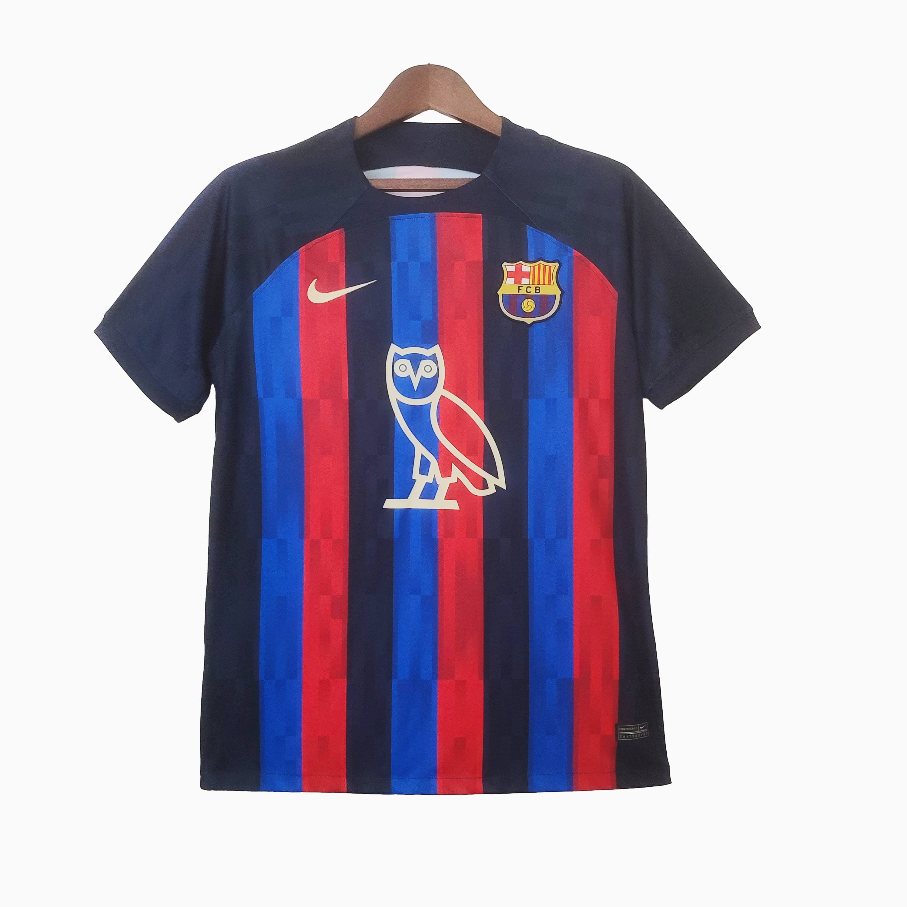 Barcelona 22-23 Owl Sponsor Special Edition Jersey - Fans Version - ManixJersey