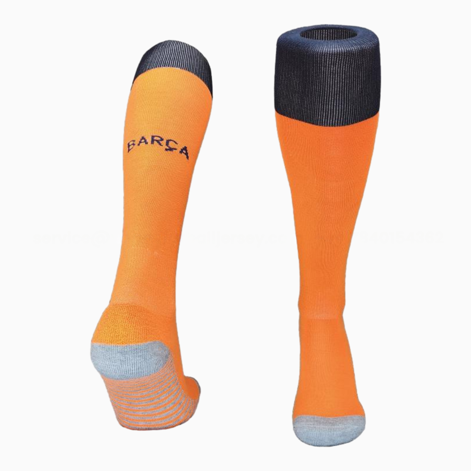Barcelona 25-26 Third Socks - Orange - ManixJersey