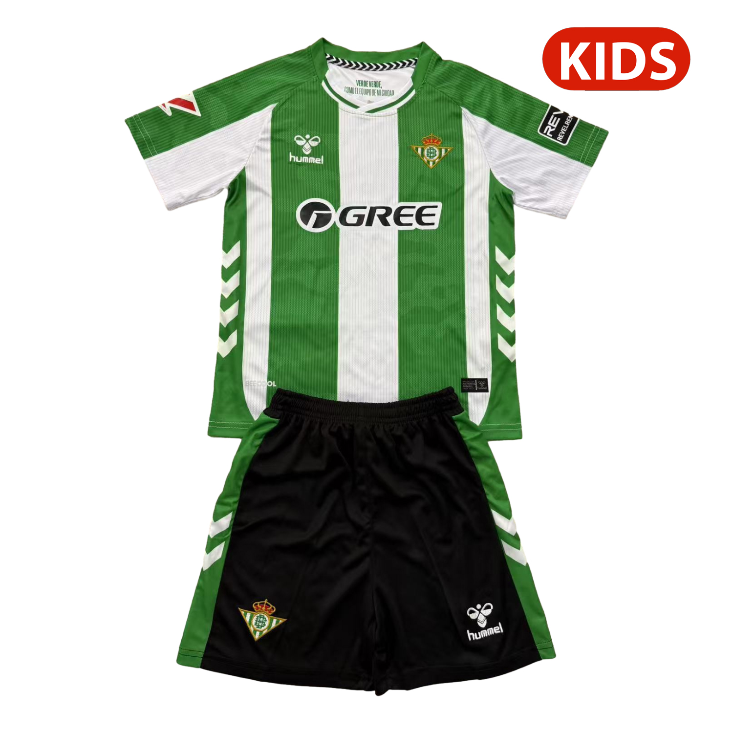 Real Betis 25-26 Home Kids Kit - ManixJersey