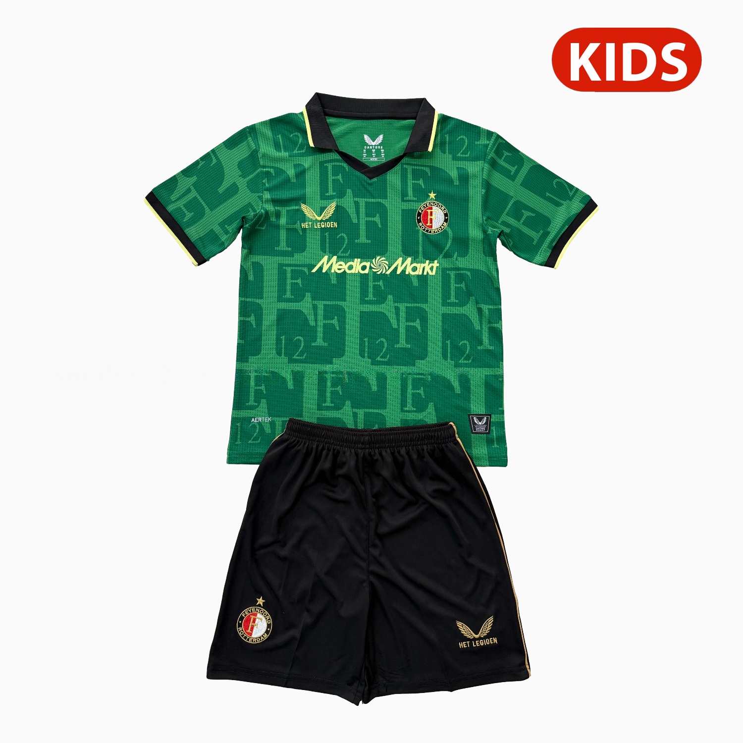 Feyenoord 25-26 Fourth Kids Kit - ManixJersey
