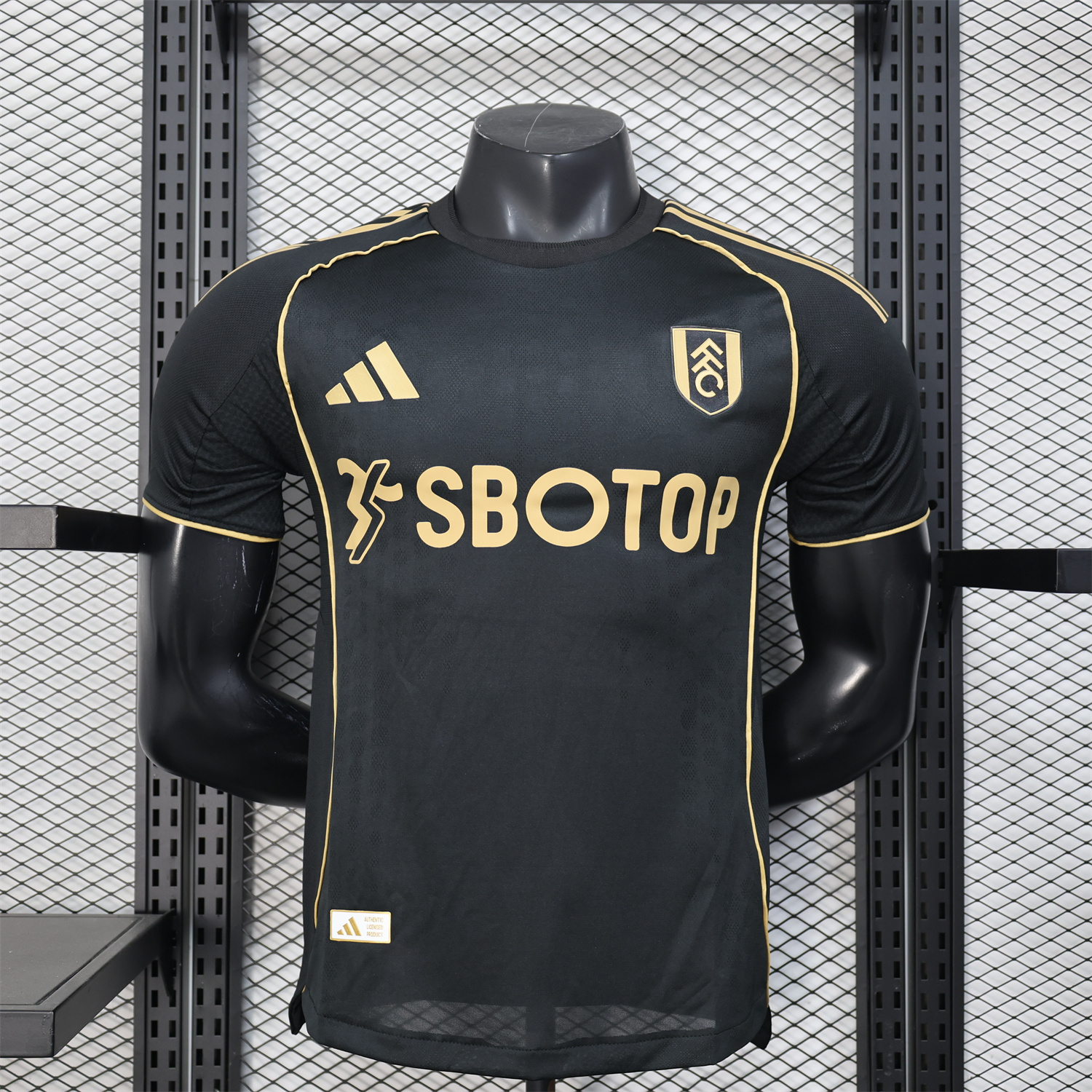 Fulham 25-26 Third Black Jersey - Player Version - ManixJersey
