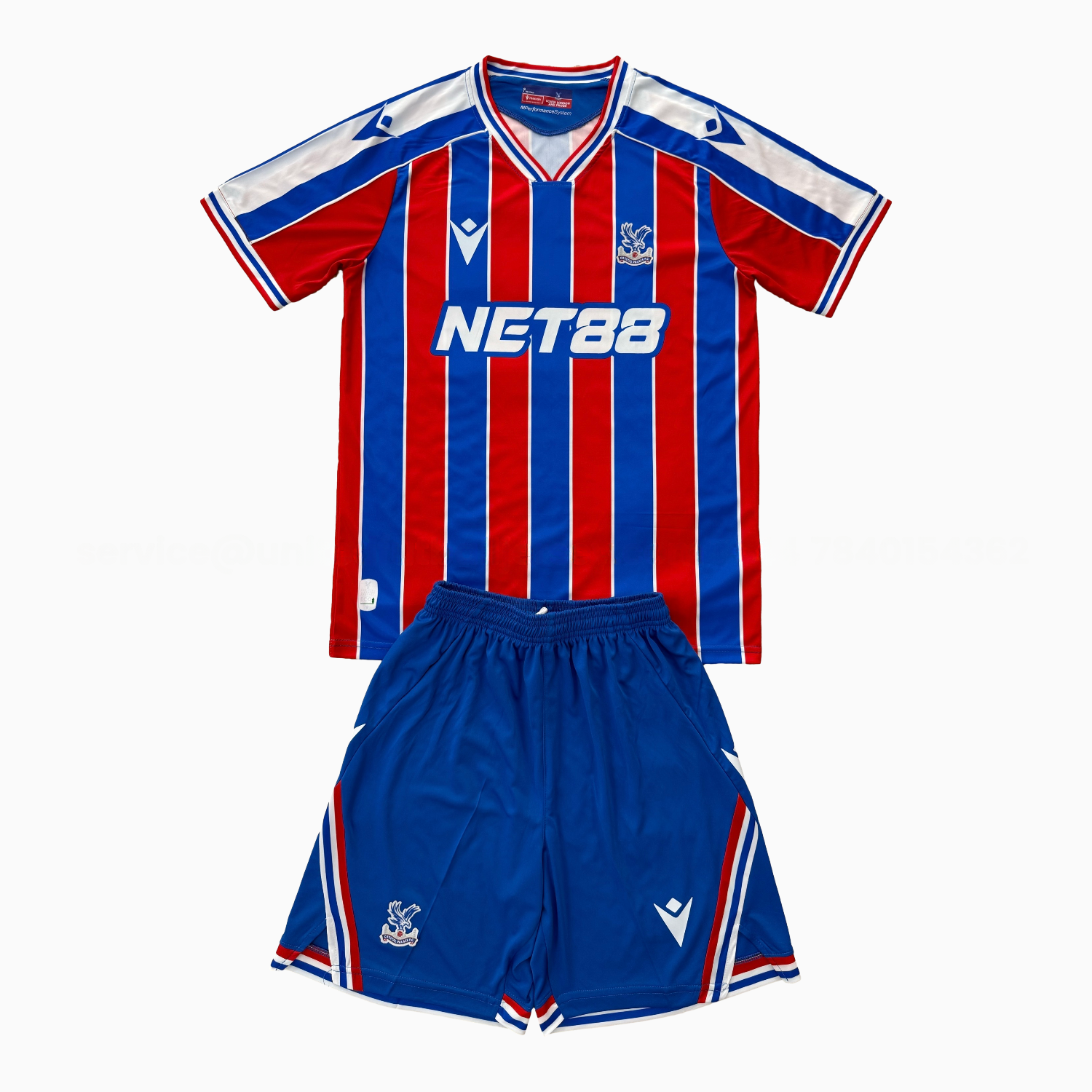 Crystal Palace 25-26 Home Men's Adult Jersey Set - Fans Version - ManixJersey