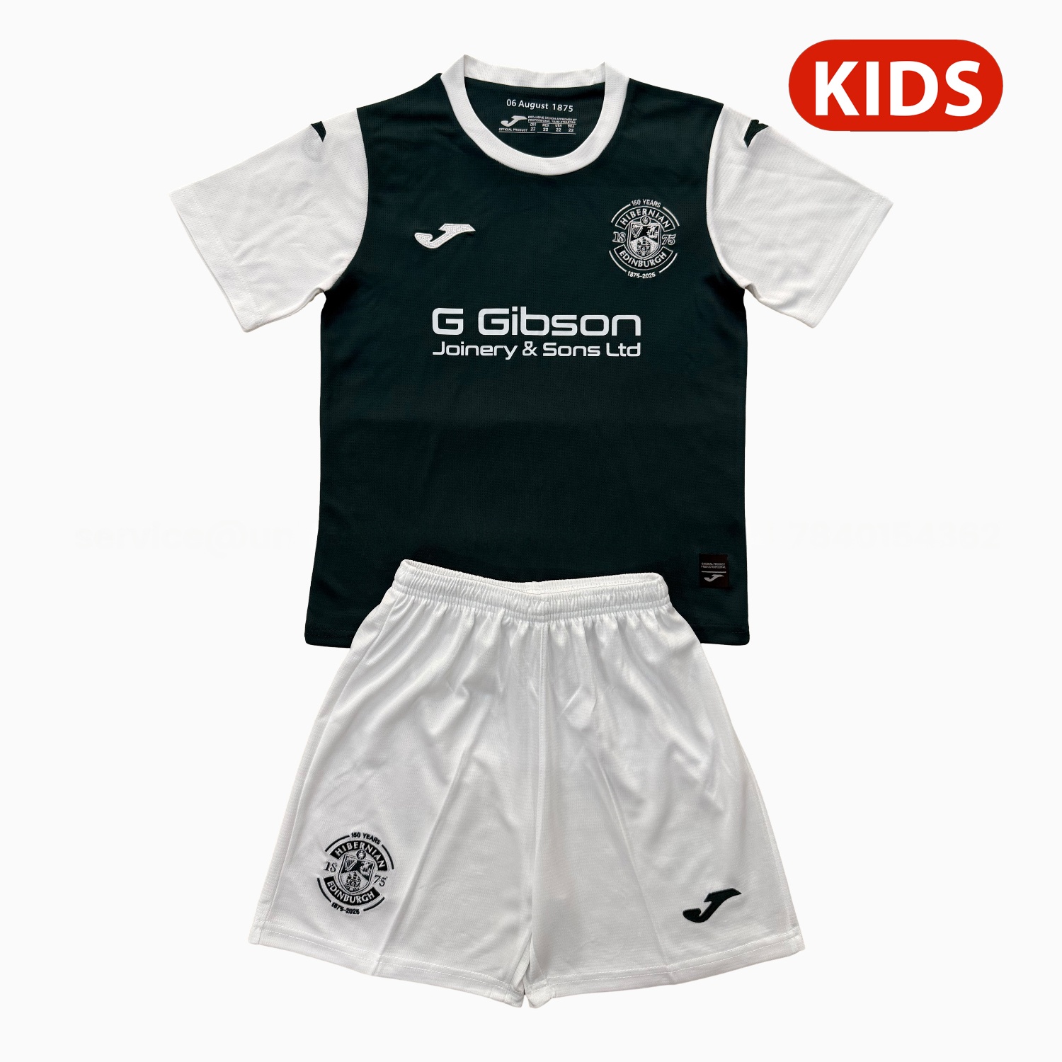 Hibernian 25-26 Home Kids Kit - ManixJersey