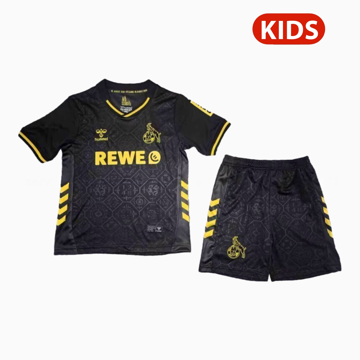 1. FC Köln 25-26 Third Black Kids Kit - ManixJersey