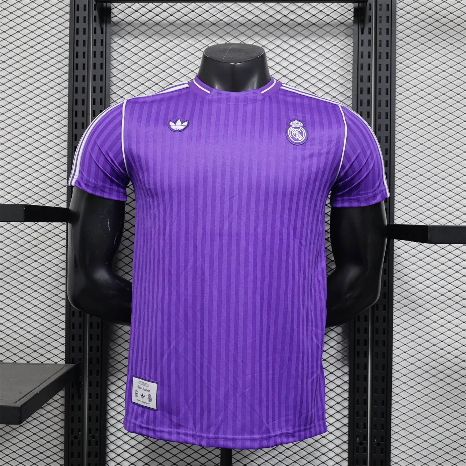 Real Madrid 25-26 Icon Range Trefoil Purple Travel Jersey - Player Version - ManixJersey