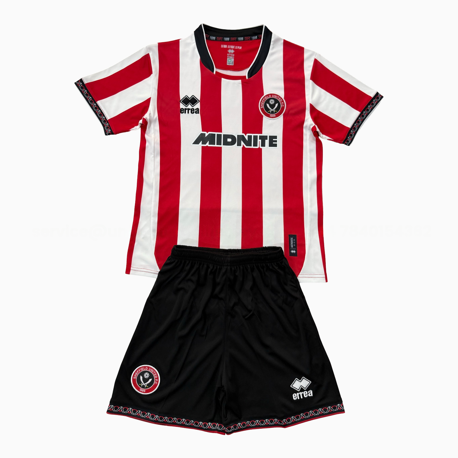 Sheffield United 25-26 Home Men's Adult Jersey Set - Fans Version - ManixJersey