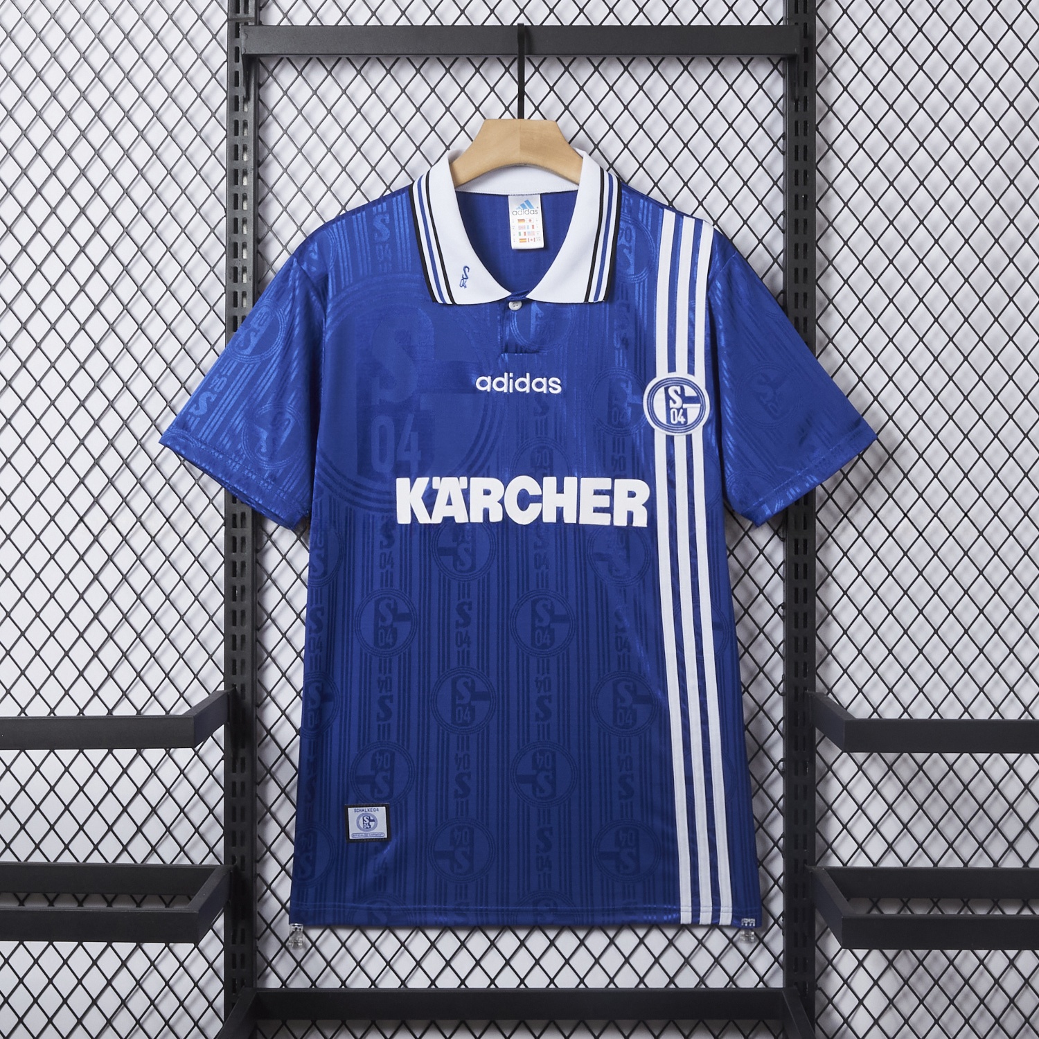 Retro Schalke 04 1996-97 Home Jersey - ManixJersey