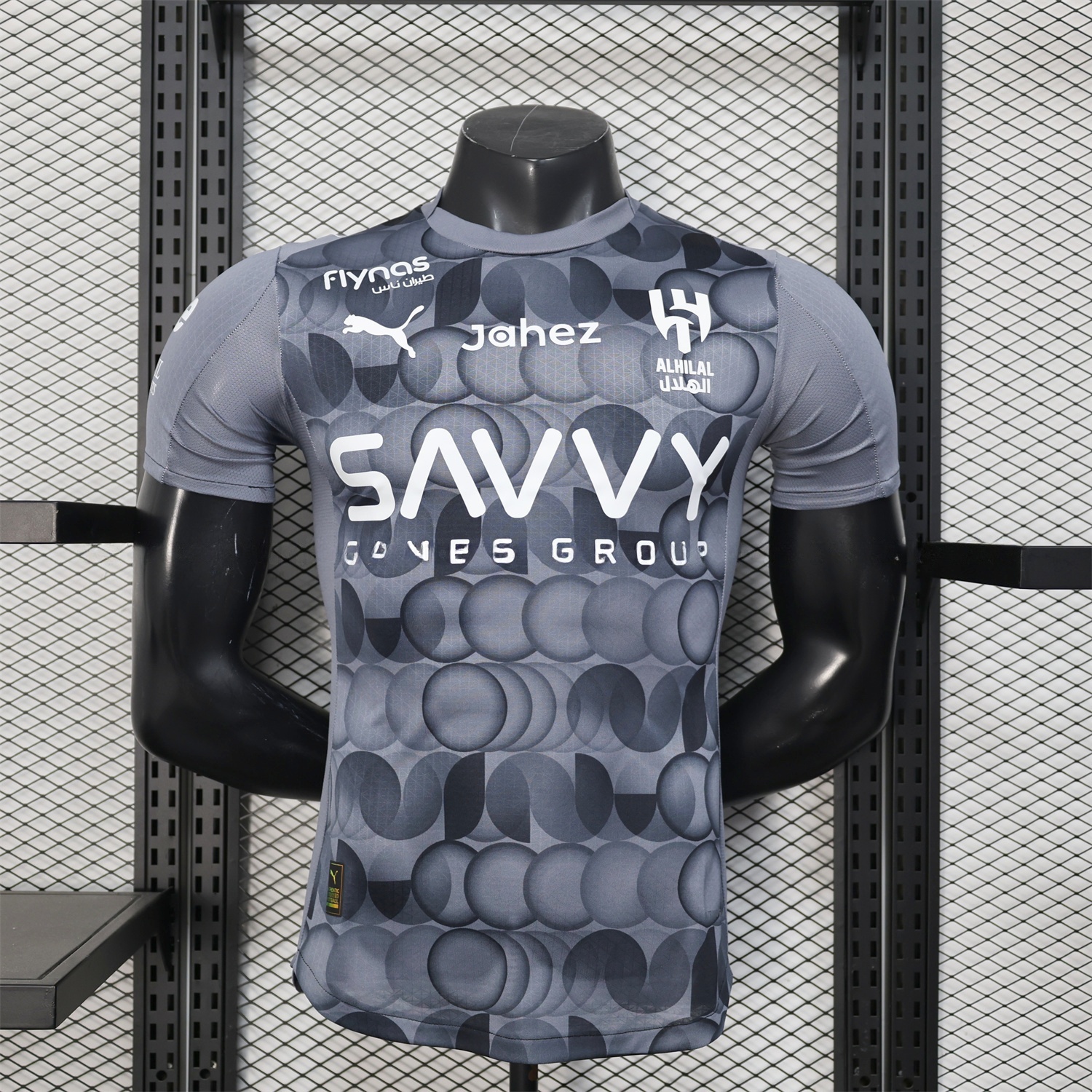 Al Hilal Riyadh Crescent 25-26 Third Grey Jersey - Player Version - ManixJersey