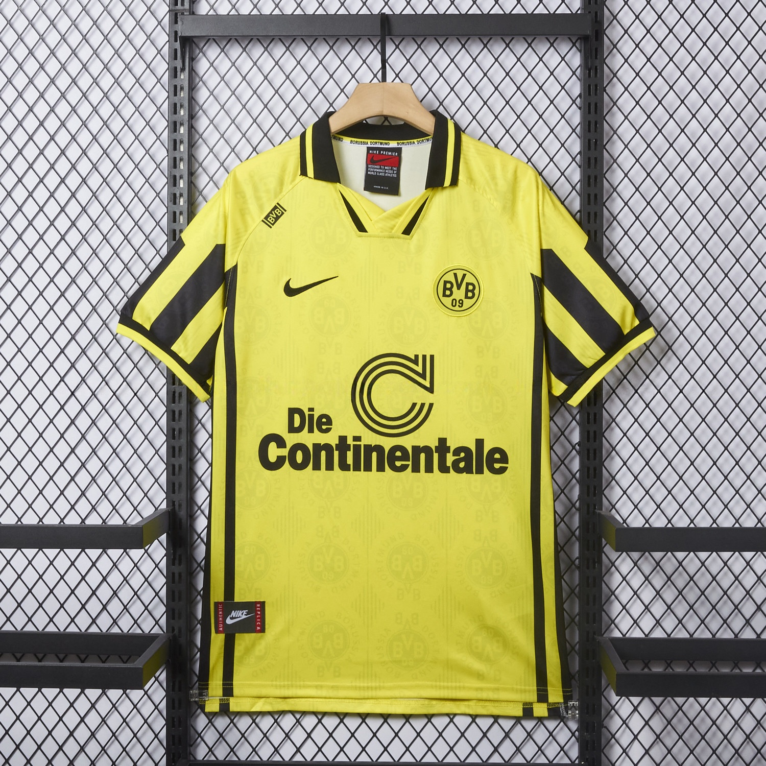Retro Dortmund 1996-97 Home Jersey - ManixJersey