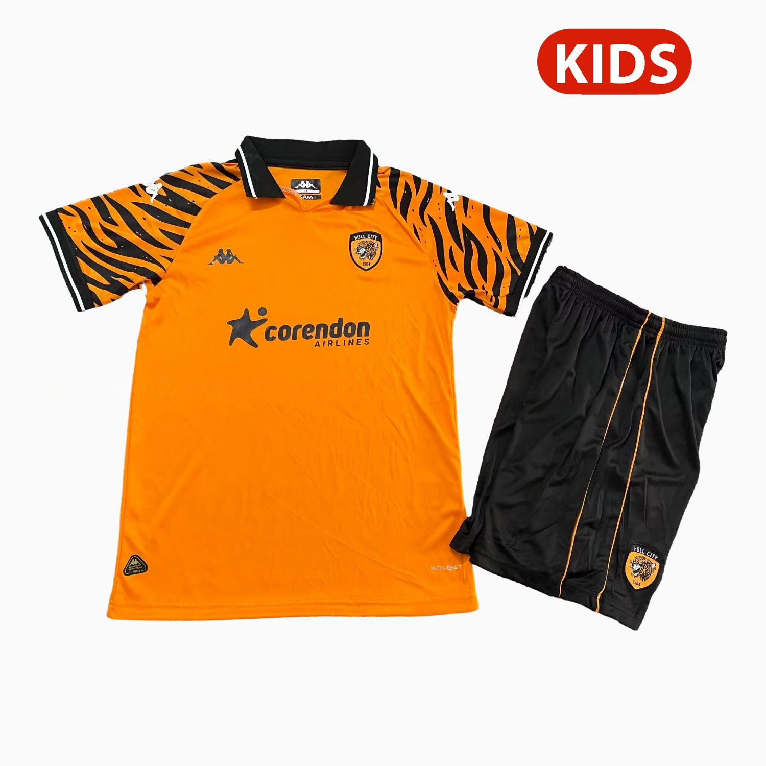 Hull City 25-26 Home Kids Kit - ManixJersey