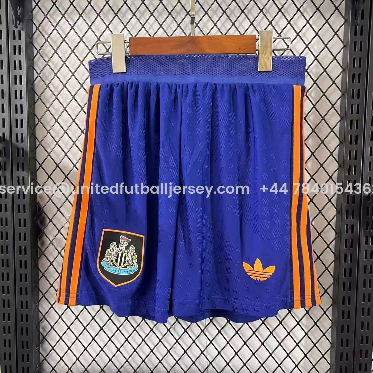 Newcastle United 25-26 Third Blue Shorts - Player Version - ManixJersey