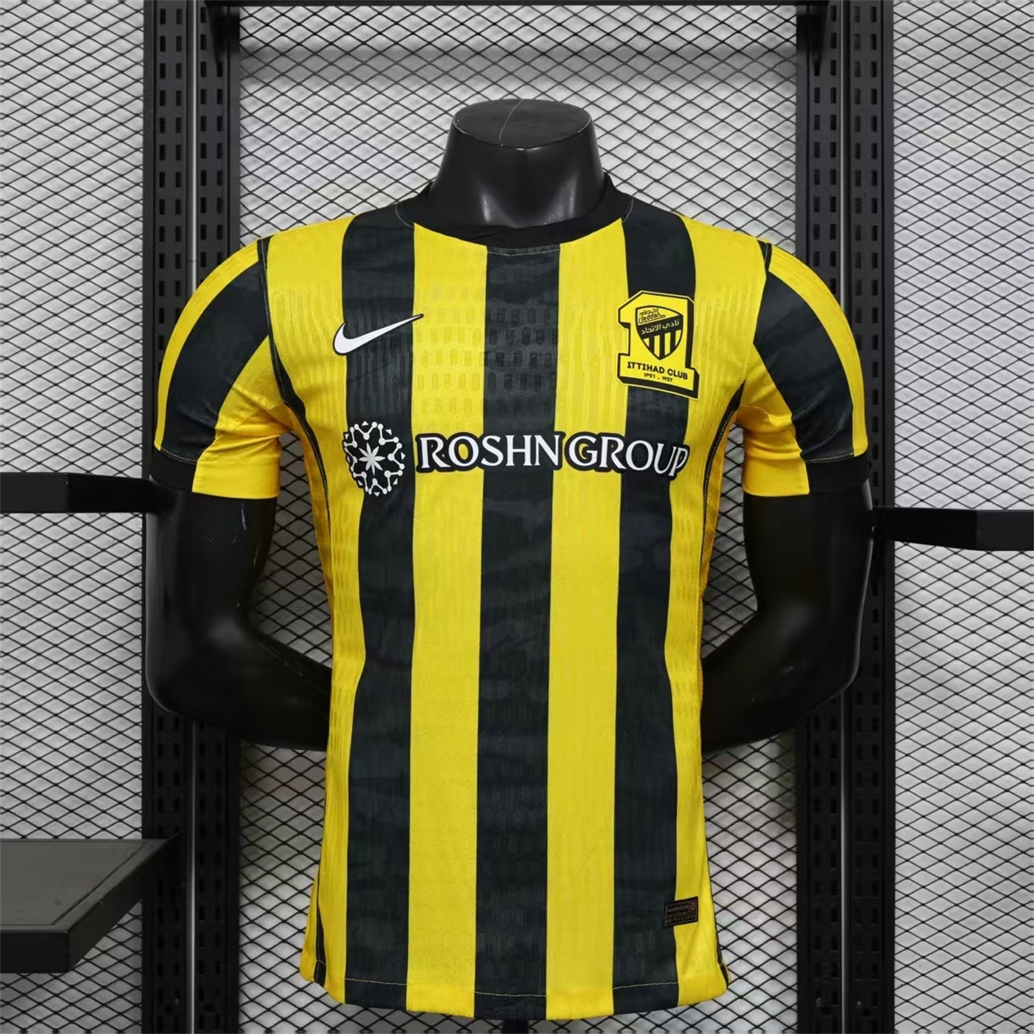 Al Ittihad Jeddah United 25-26 Home Yellow New Sponsors Jersey - Player Version - ManixJersey