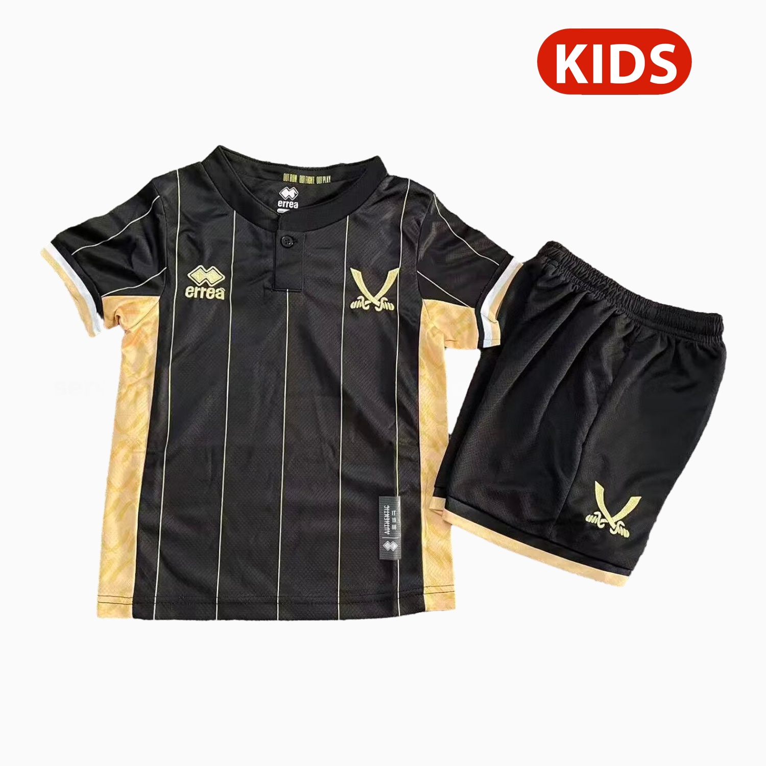 Sheffield United 25-26 Black Goalkeeper Kids Kit - ManixJersey