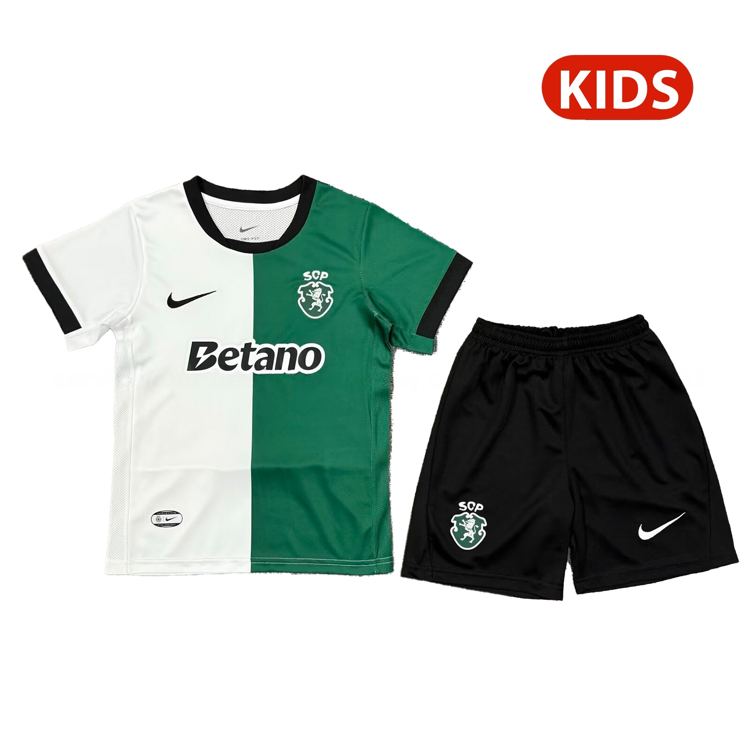 Sporting CP 25-26 Green And White Special Kids Kit - ManixJersey