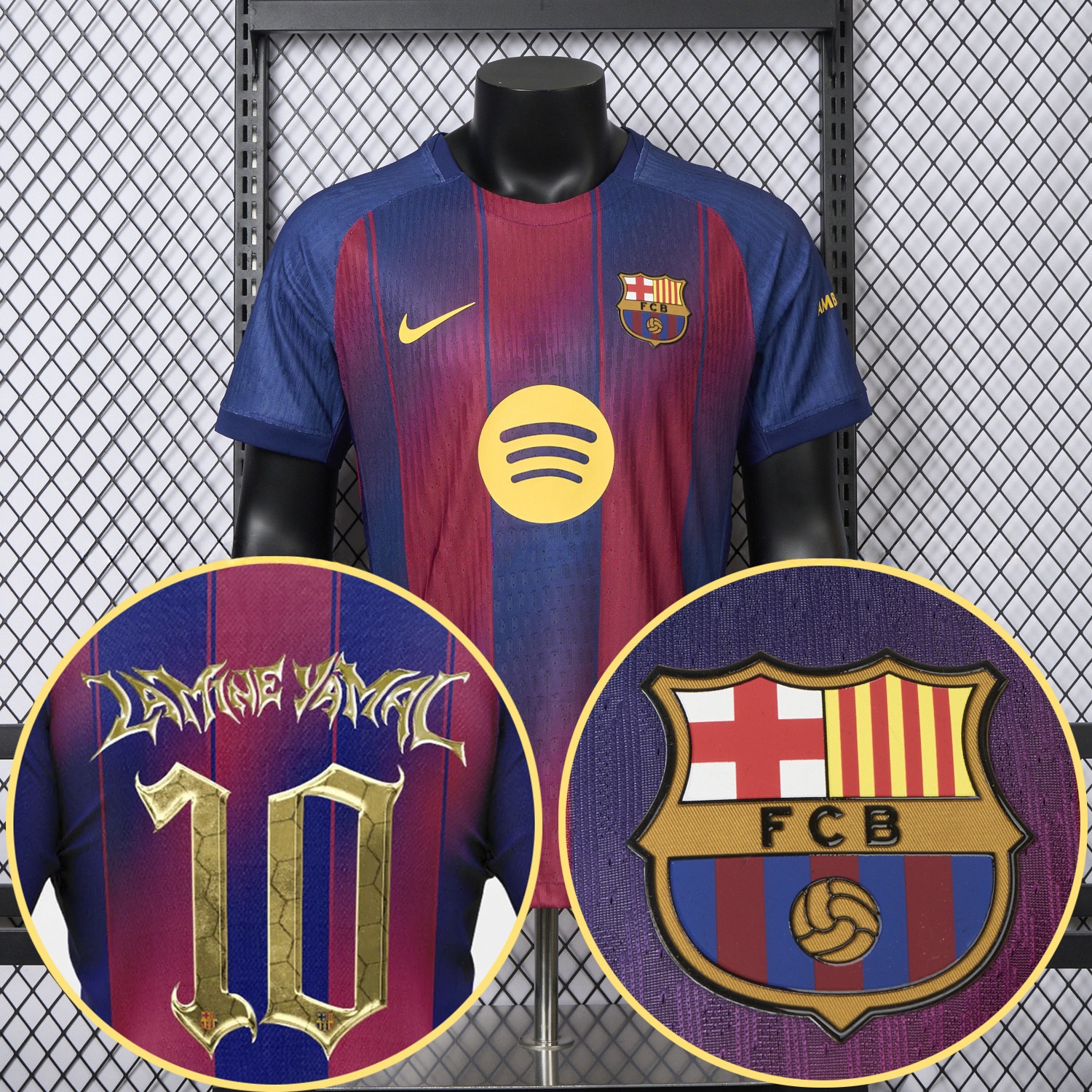 【Yamal Special Font】Barcelona 25-26 Home Jersey - Player Version - ManixJersey