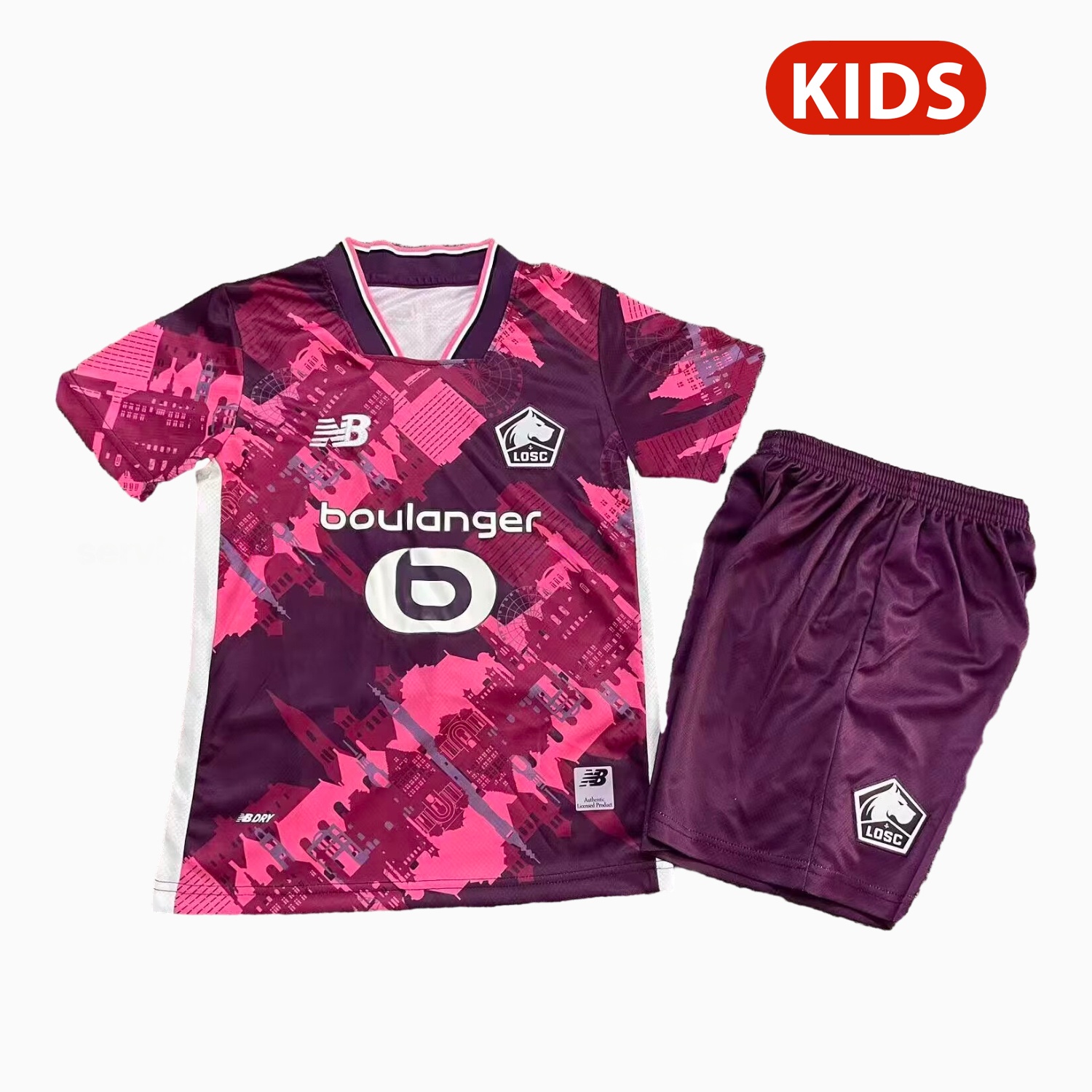 Lille 25-26 Fourth Kids Kit - ManixJersey
