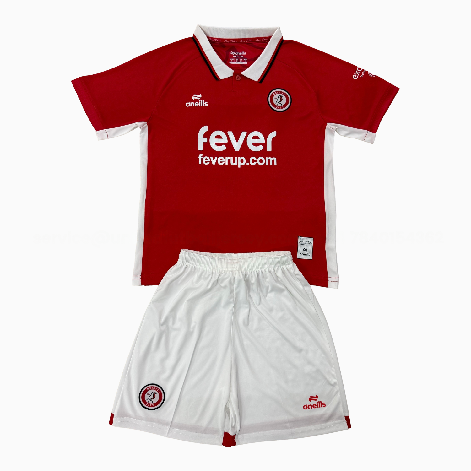 Bristol City 25-26 Home Red Men's Adult Jersey Set - Fans Version - ManixJersey