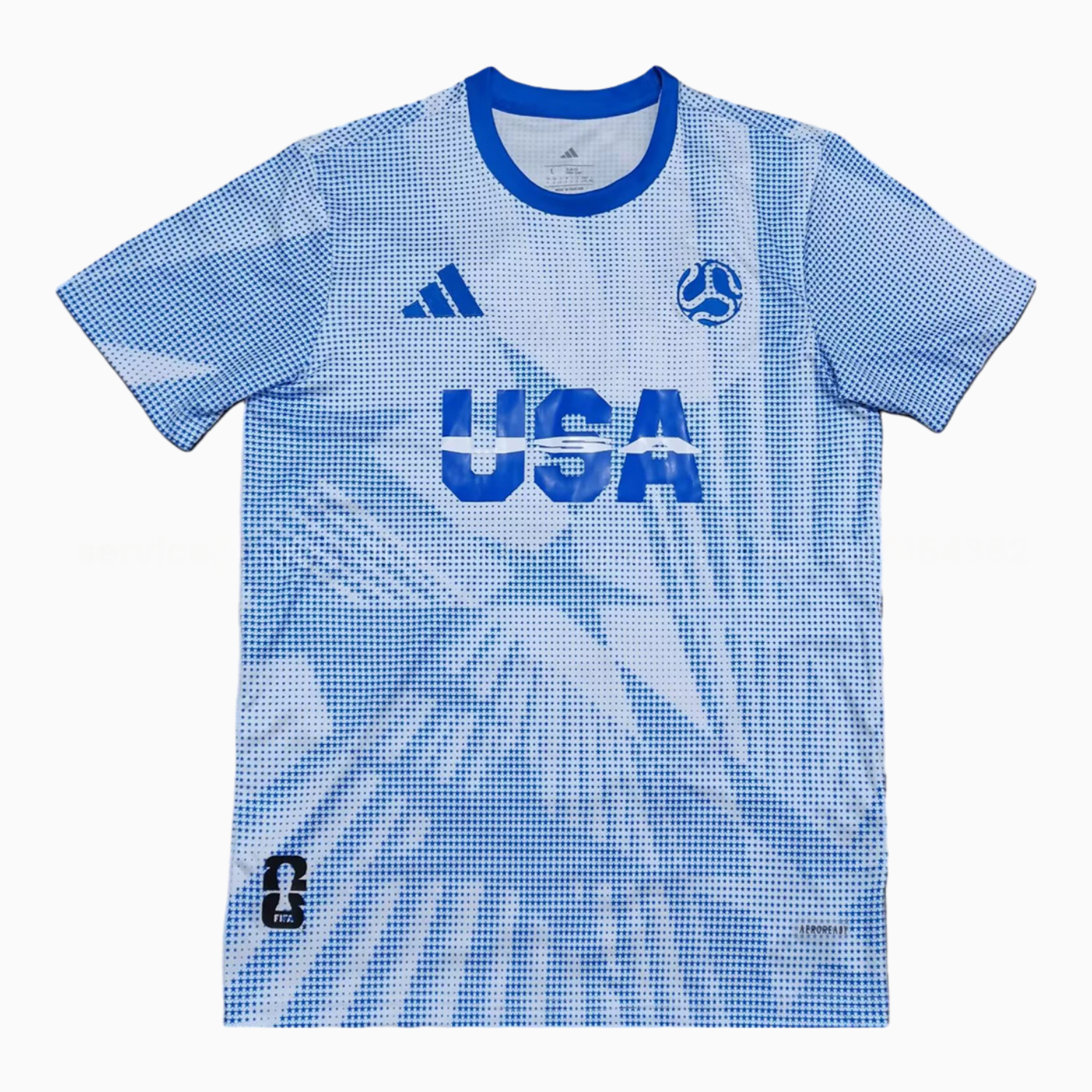 United States USA 25-26 World Cup Promotion Blue Jersey - Fans Version - ManixJersey