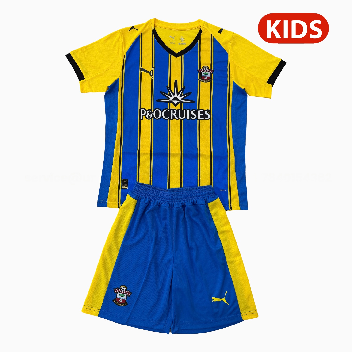 Southampton 25-26 Away Kids Kit - ManixJersey