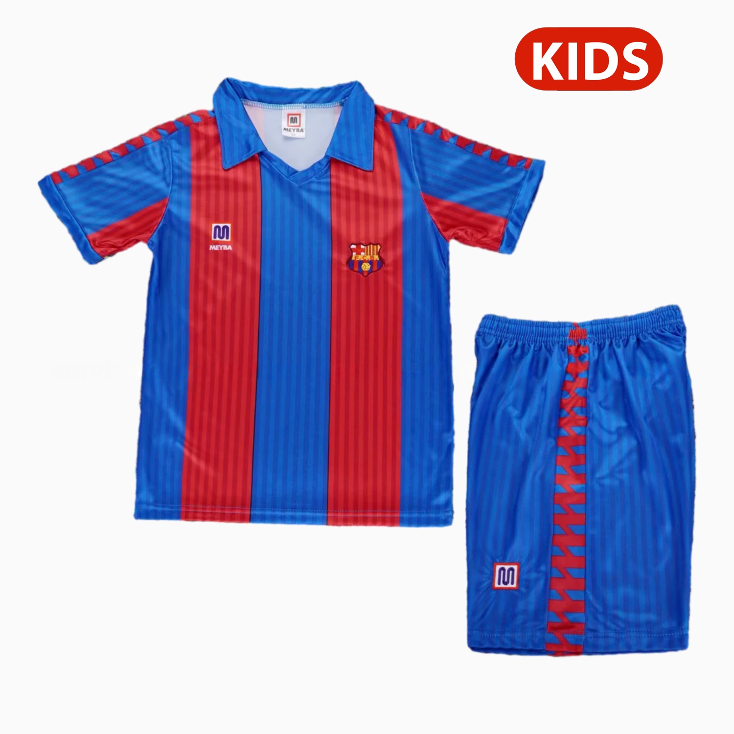 Retro Barcelona 1989-92 Home Kids Kit - ManixJersey