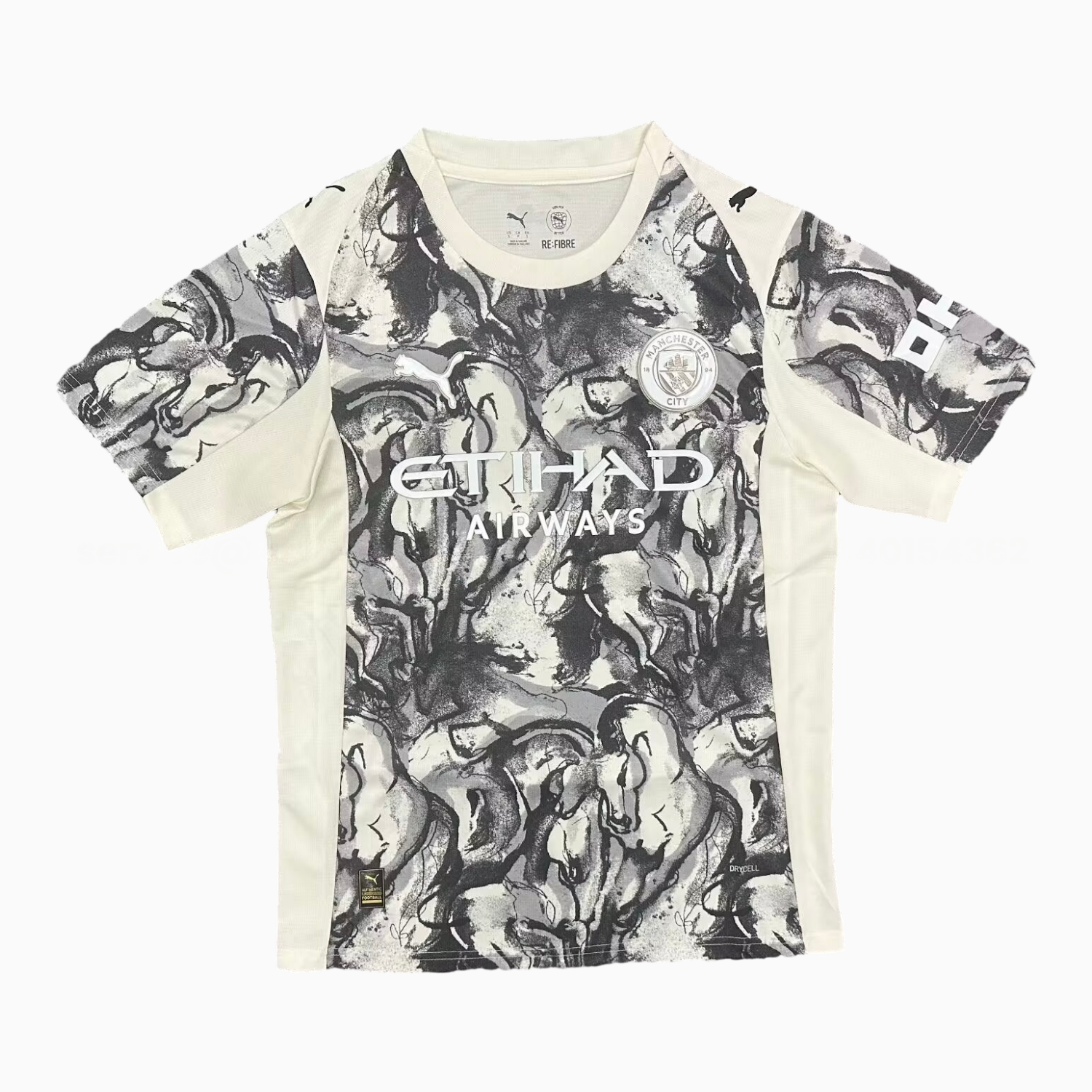 Manchester City 25-26 Year of the Horse Ink Painting Special Jersey - Fans Version - ManixJersey