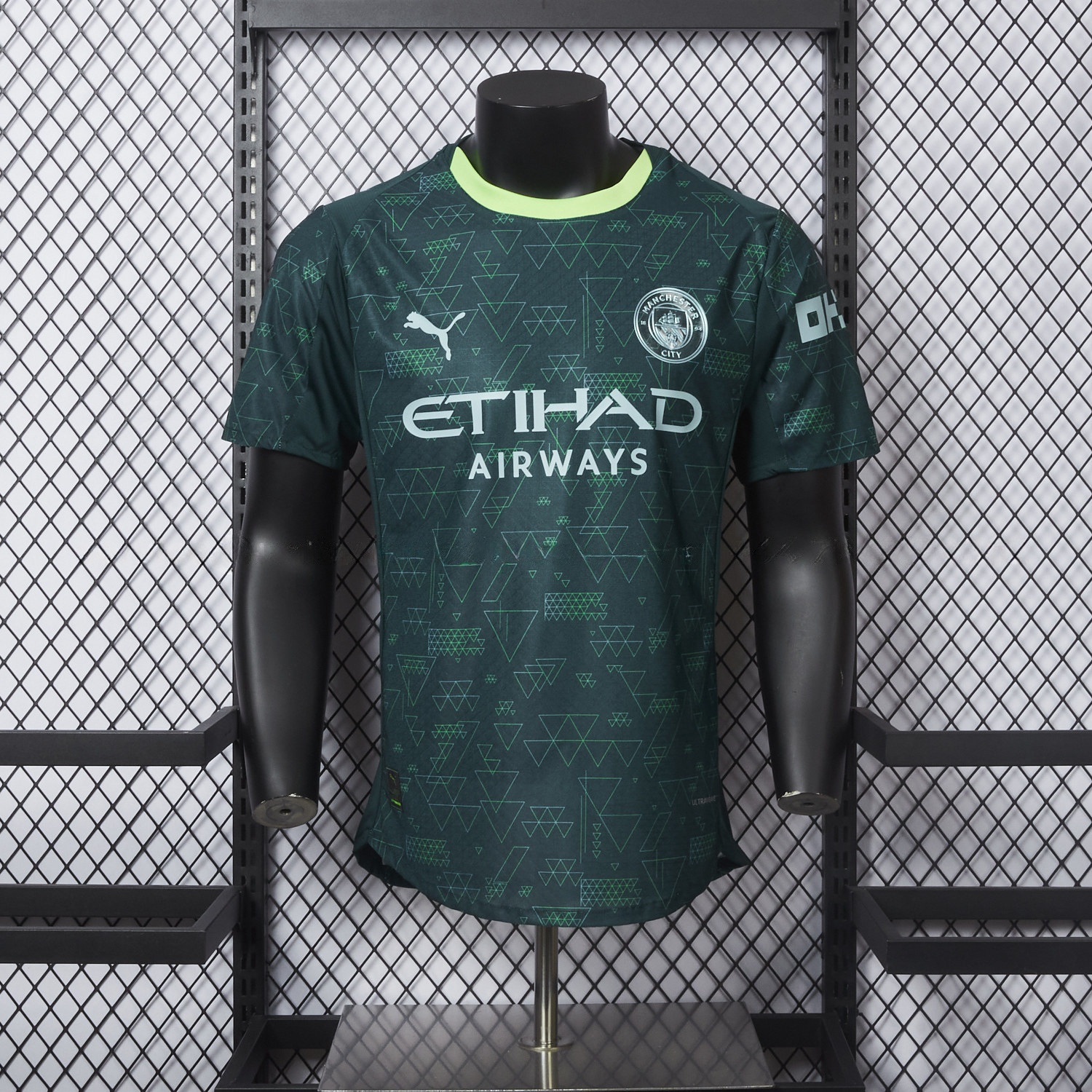 Manchester City 25-26 Fourth Green Jersey - Player Version - ManixJersey