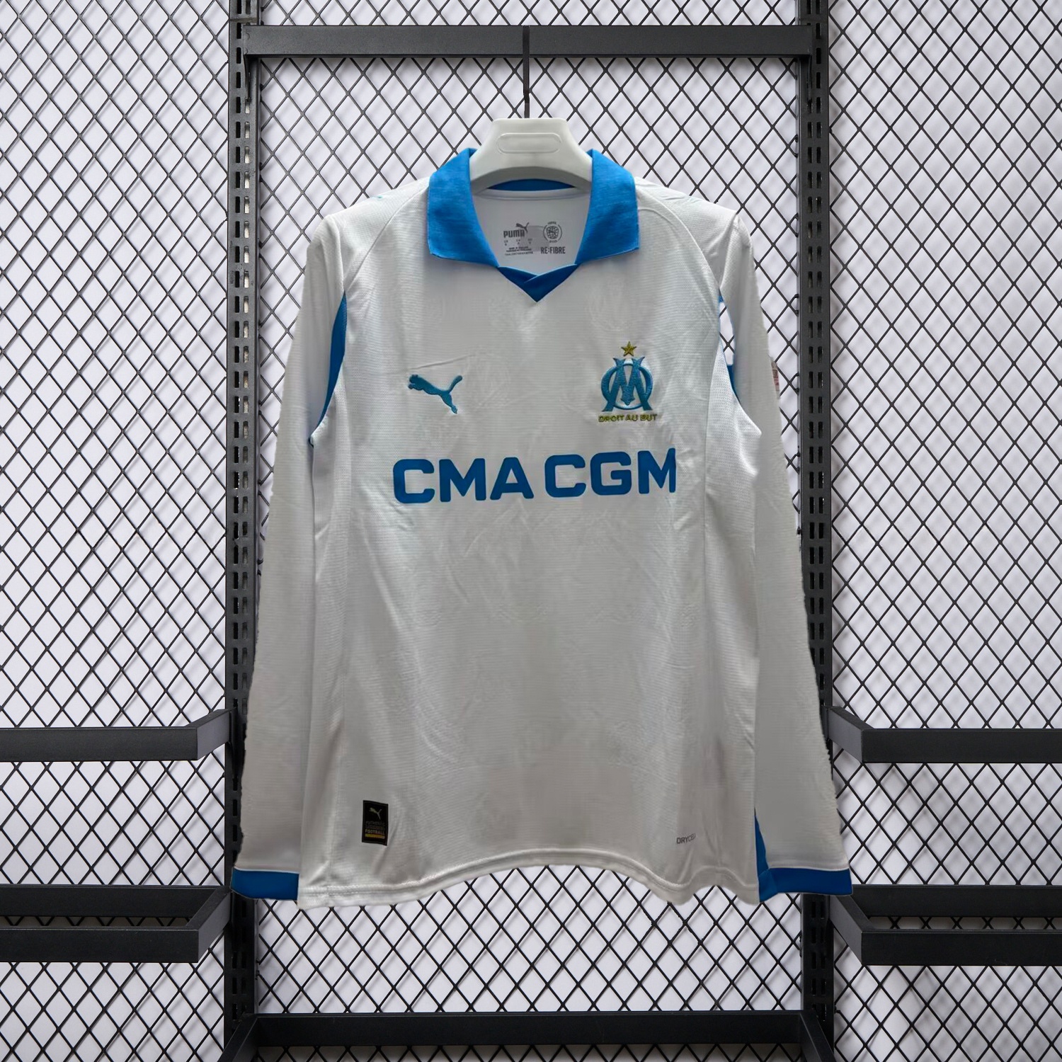 Marseille 25-26 Home Long Sleeves Jersey - Fans Version - ManixJersey