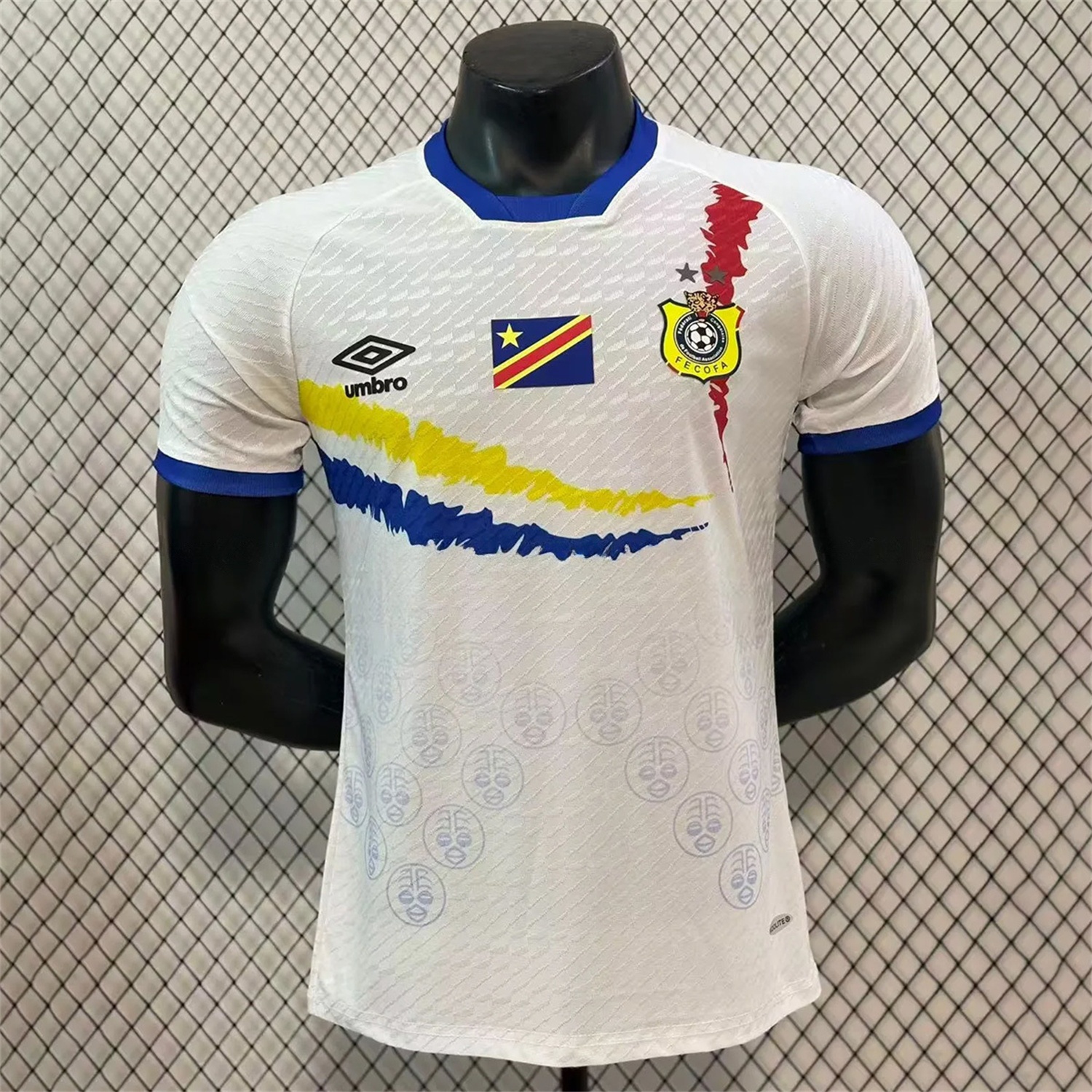Retro Congo 2023 Away White Jersey - Player Version - ManixJersey
