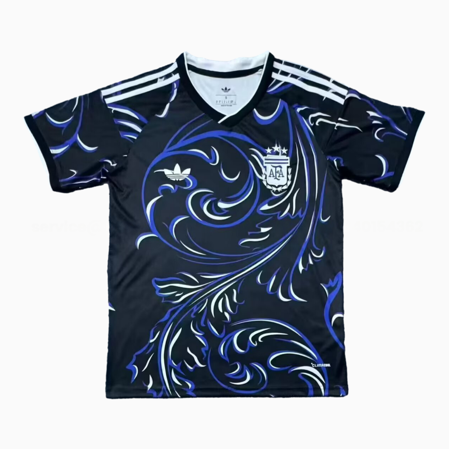 Argentina 25-26 Purple Lines Design Black Special Jersey - Fans Version - ManixJersey