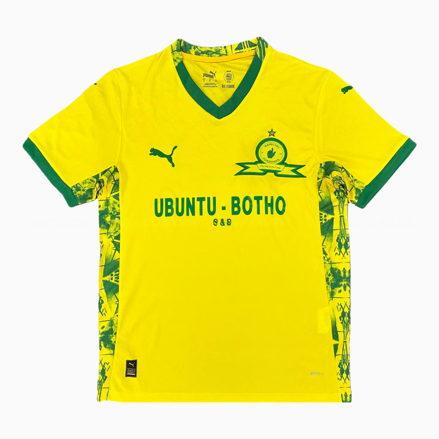 Mamelodi Sundowns 25-26 Home Yellow Jersey - Fans Version - ManixJersey